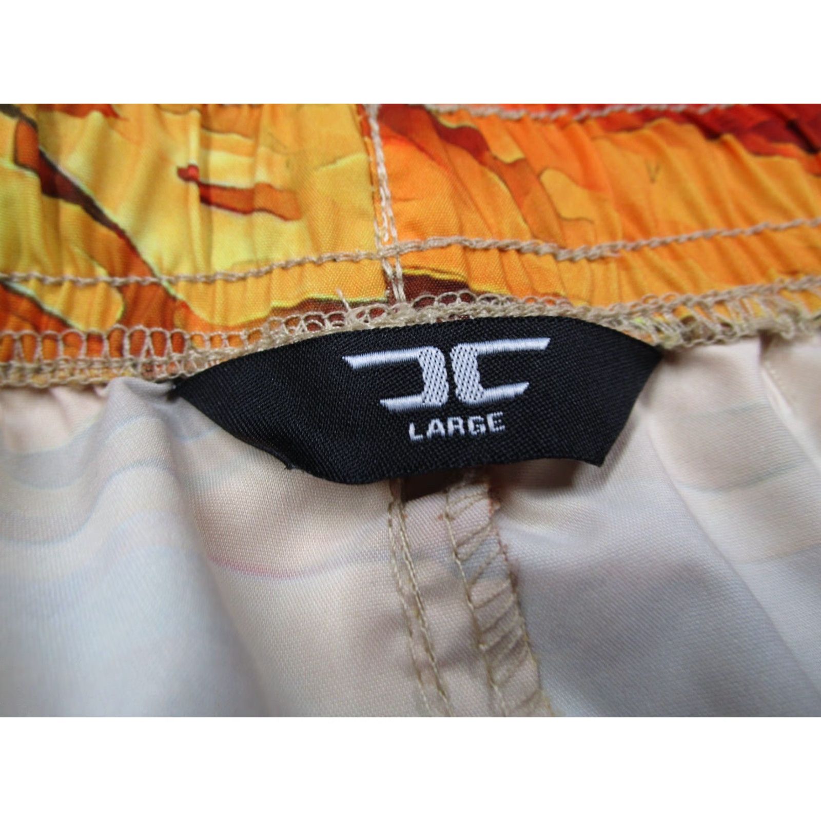 Jordan Craig Jordan Craig Shorts Mens Large Orange AOP Graphic Print Beach Travel Cactus Size US 33 - 2 Thumbnail