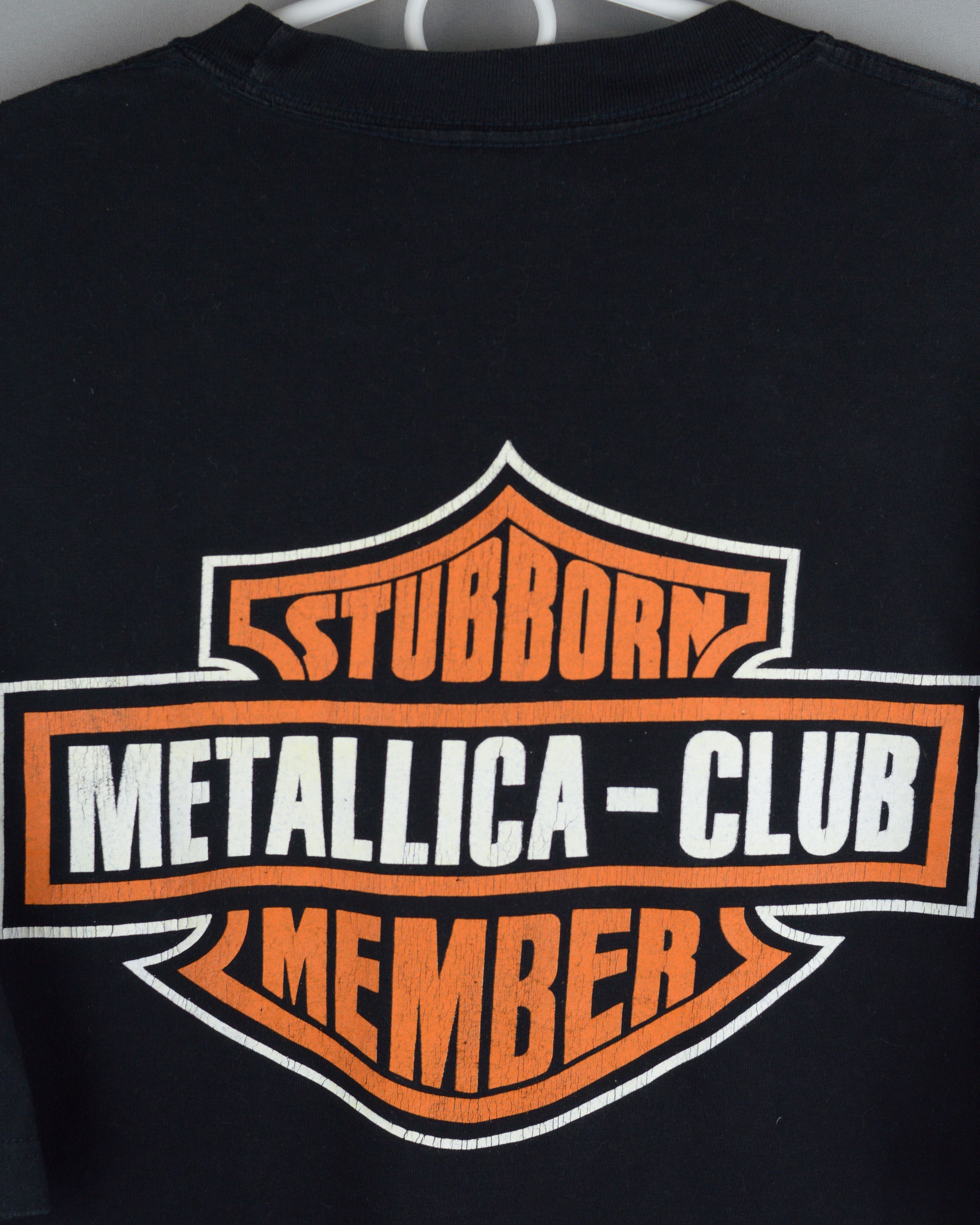 Metallica × Vintage Metallica In Club Stubborn Club Member 1998 t shirt Size US XL / EU 56 / 4 - 7 Thumbnail