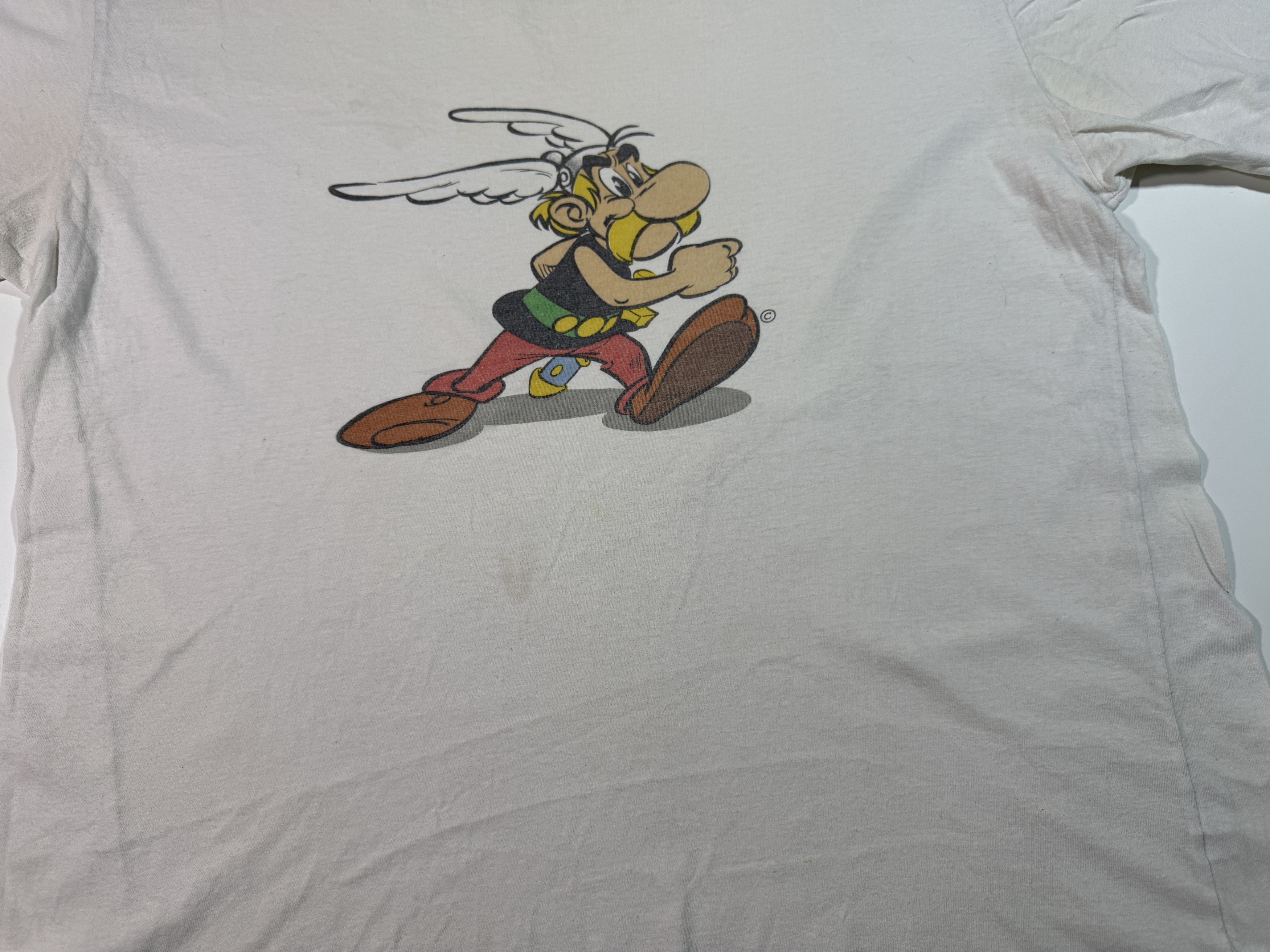 Vintage Vintage 90s Asterix T-shirt Distressed Cartoon Comics Size US L / EU 52-54 / 3 - 2 Thumbnail