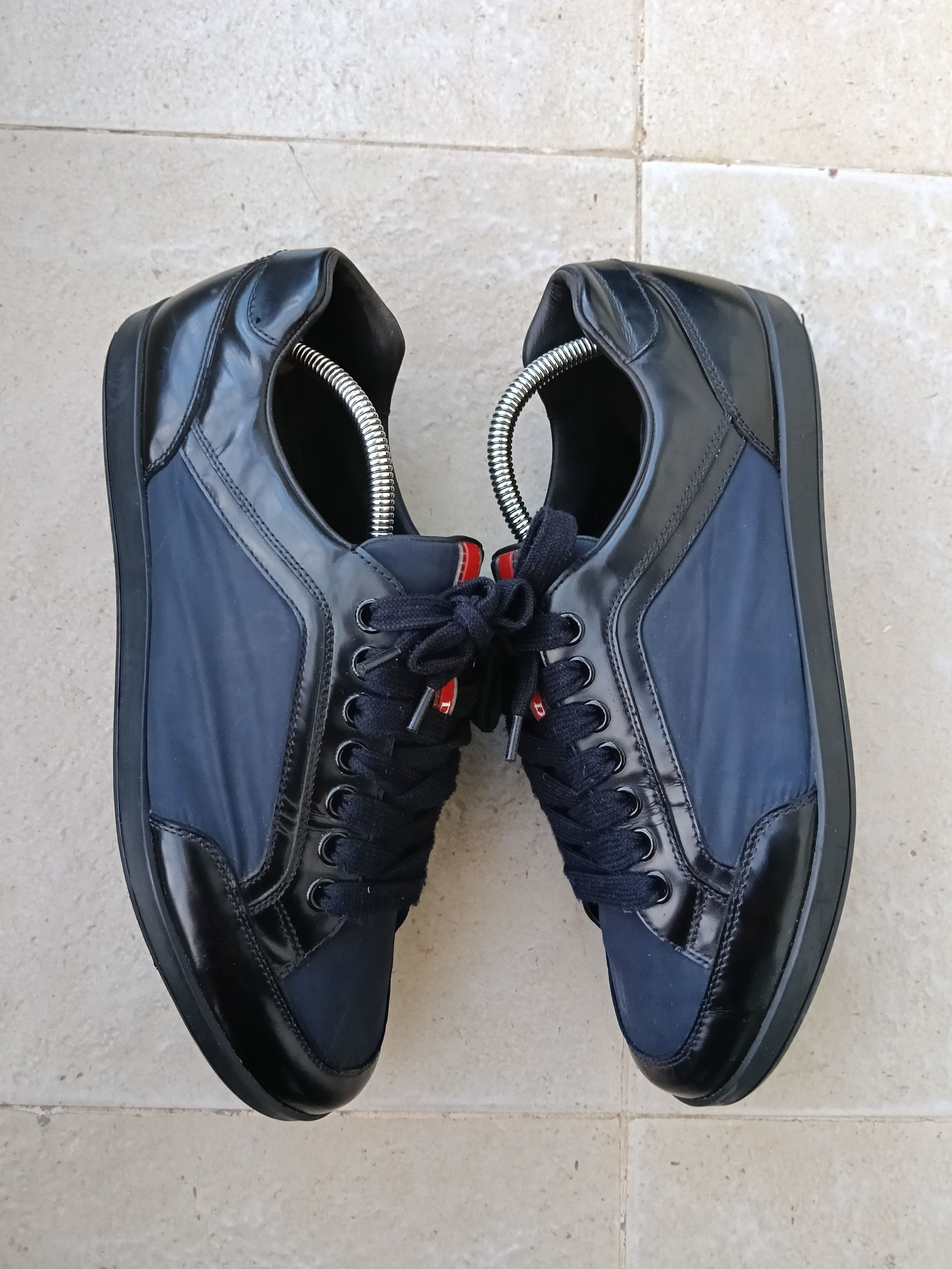 Prada Prada nylon and leather sneakers Size US 10 / EU 43 - 1 Thumbnail