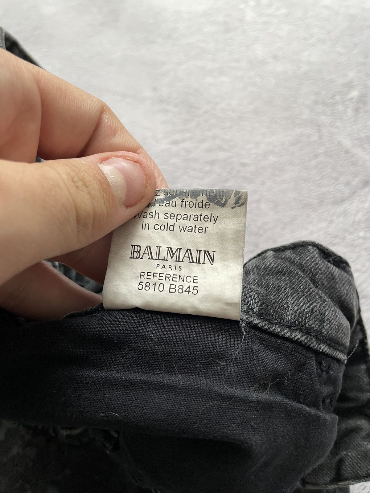 Balmain LUXURY! Balmain Jeans Woman Biker Distressed Faded Size 32" / US 10 / IT 46 - 14 Thumbnail