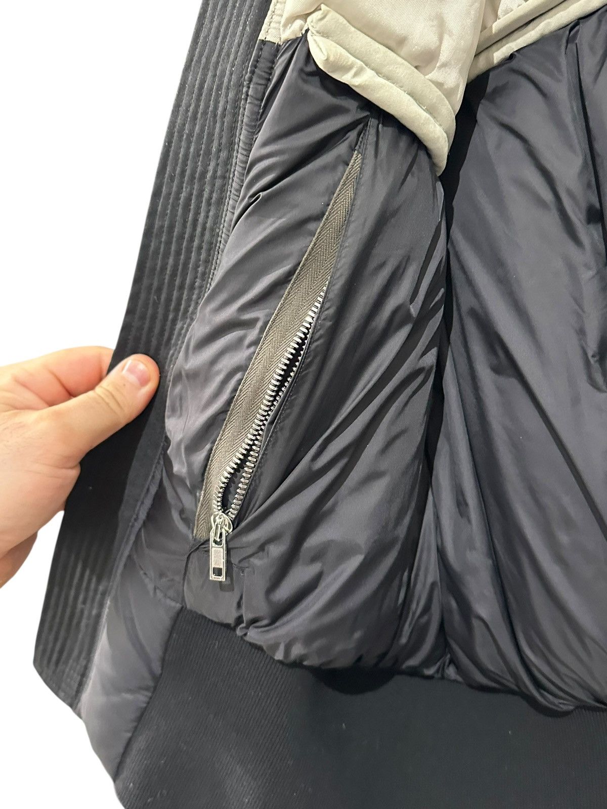 Rick Owens Rick Owens Gethsemane Colorblock Puffer Bomber Jacket 42IT Size US XS / EU 42 / 0 - 7 Thumbnail
