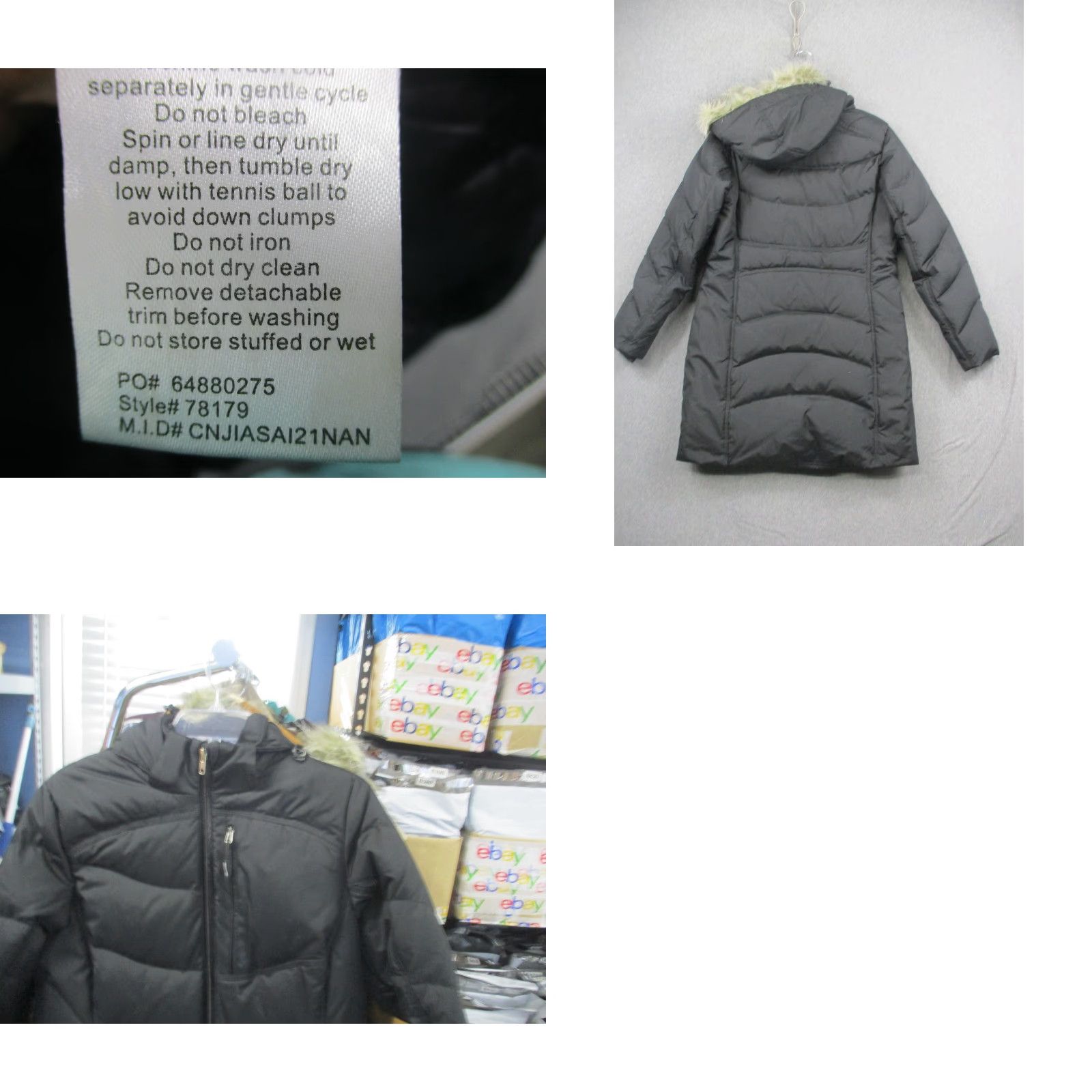 Vintage VINTAGE: No — North End Down Jacket Womens Small Black Hooded Puffer Parka Coat Warm Logik Size S / US 4 / IT 40 - 9 Thumbnail