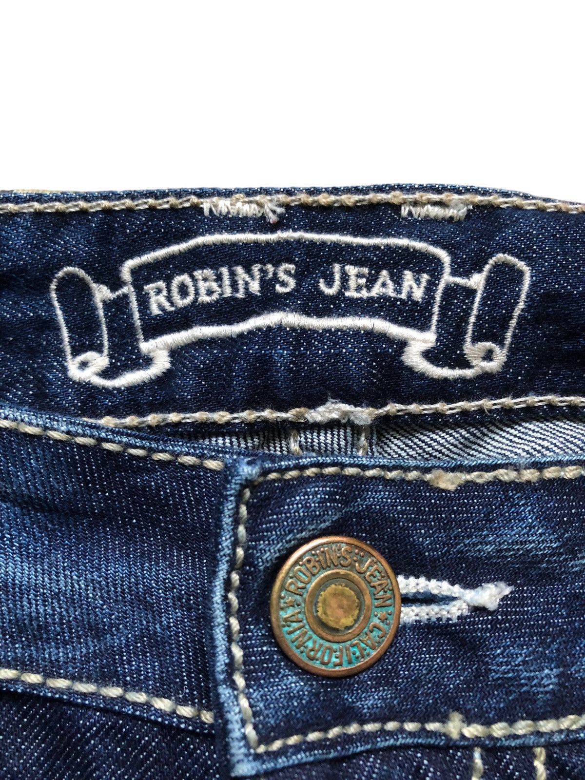 Robins Jeans Robin Jeans studded leather pocket denim pants Size US 32 / EU 48 - 7 Thumbnail