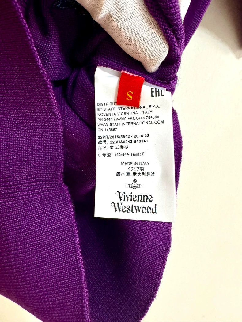 Vivienne Westwood Vivienne Westwood Lady's short-sleeved sweater Size S / US 4 / IT 40 - 4 Thumbnail