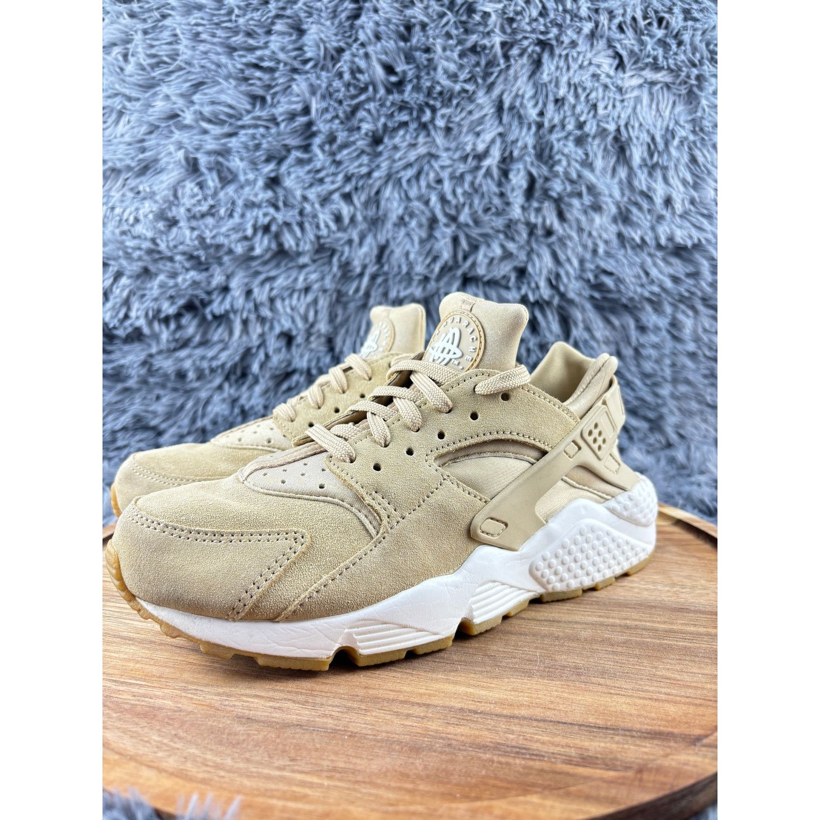 Nike Nike Air Huarache Run Women's MUSHROOM Running Beige Size US 7 / IT 37 - 3 Thumbnail