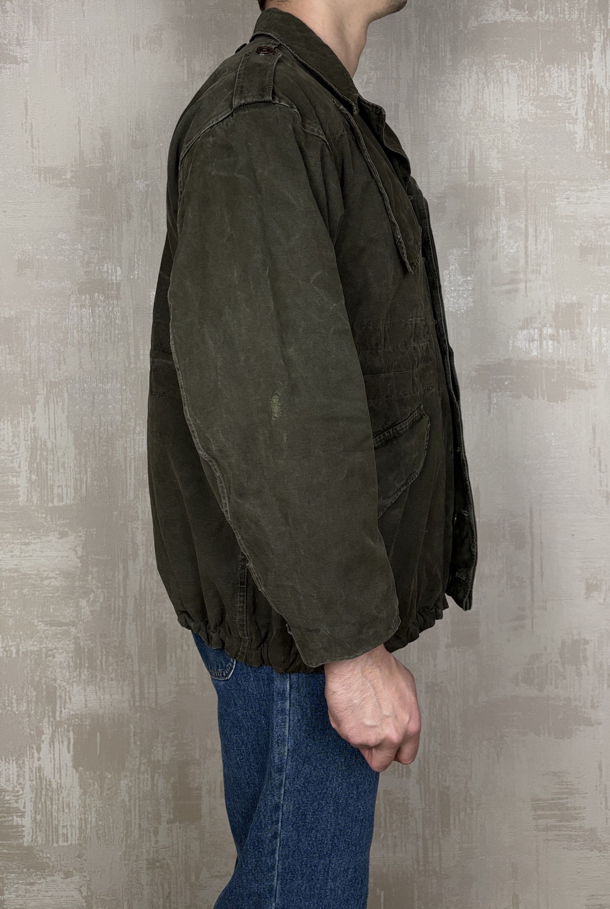 Vintage VTG Belgian Army Field Jacket 1959 A.M. Seynaeve Military Size US M / EU 48-50 / 2 - 14 Thumbnail