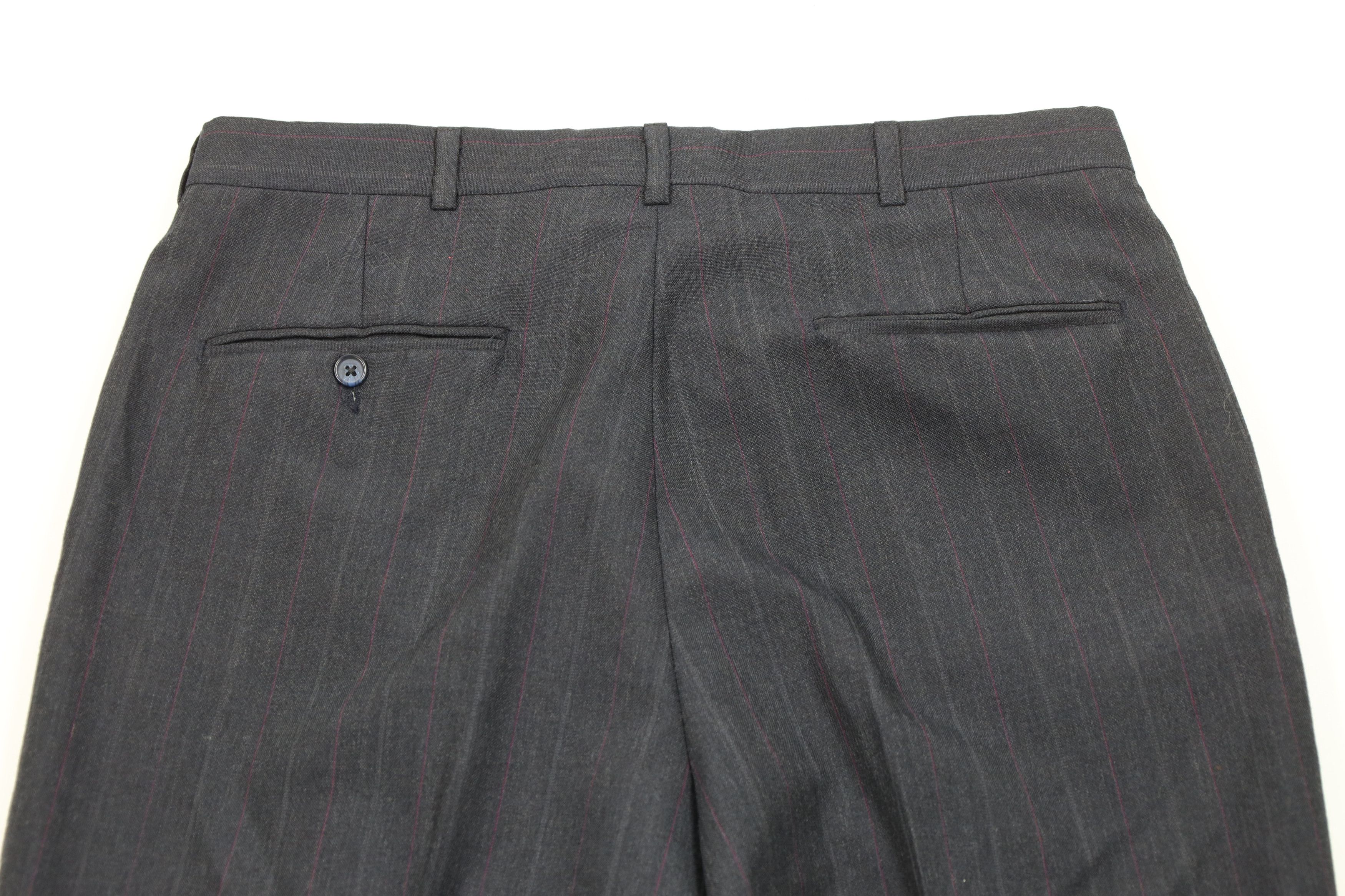 Vintage Vintage 90s Streetwear Pinstriped Wide Leg Chino Pants USA Size US 34 / EU 50 - 11 Thumbnail
