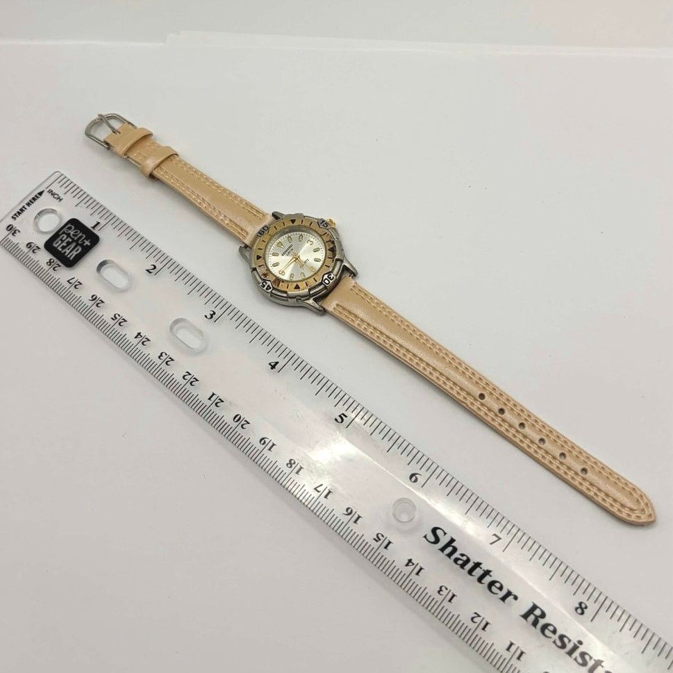 Other Gold & Beige Edward Lynn Watch Size ONE SIZE - 3 Thumbnail