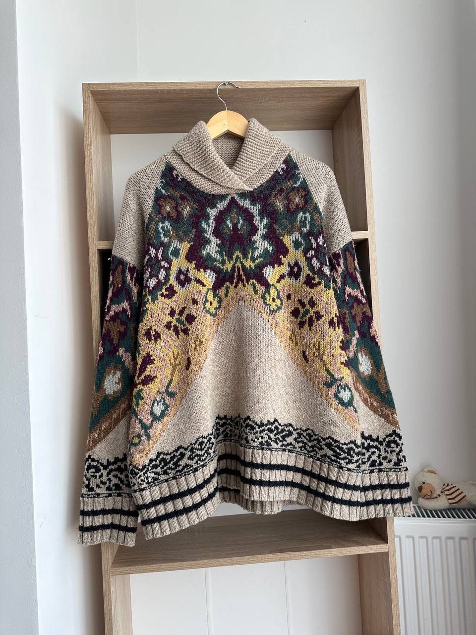 Etro × Vintage Vintage ETRO Jacquard Knit Floral Sweater Fashion Week 2019 Size M / US 6-8 / IT 42-44 - 10 Thumbnail