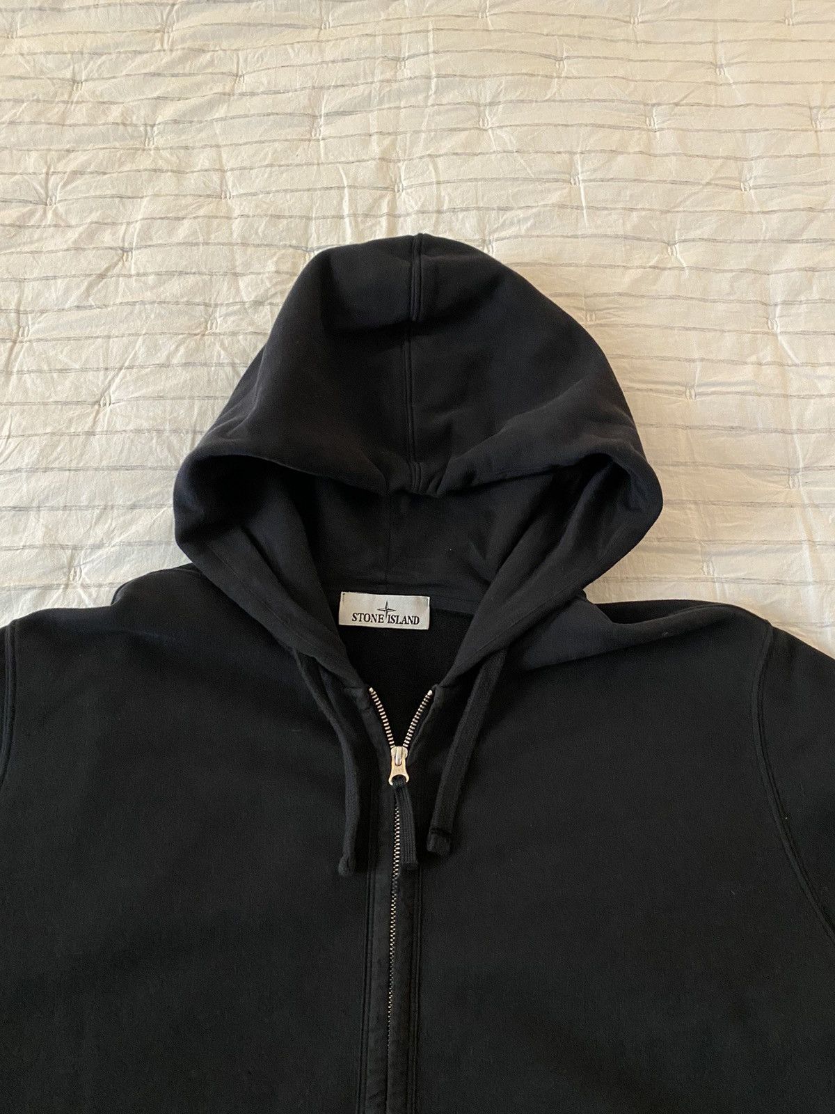 Stone Island Stone Island Logo Patch Zip-Up Hoodie Black XXL Size US XXL / EU 58 / 5 - 7 Thumbnail