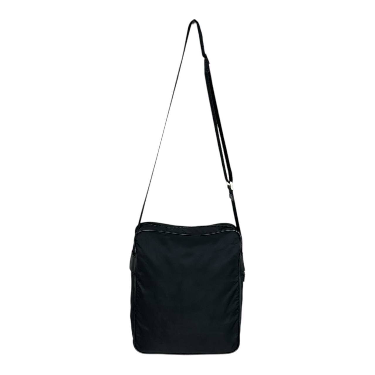 Prada Vintage Prada Vela Nylon Messenger Bag Black V161 Tessuto Size ONE SIZE - 2 Thumbnail