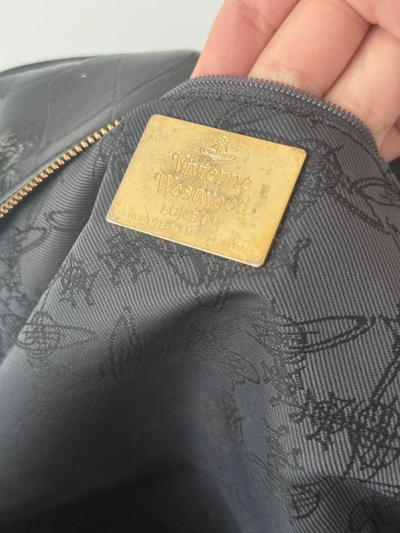 Vivienne Westwood Vivienne Westwood Golden Saturn Orb Bowling Bag Size ONE SIZE - 9 Thumbnail