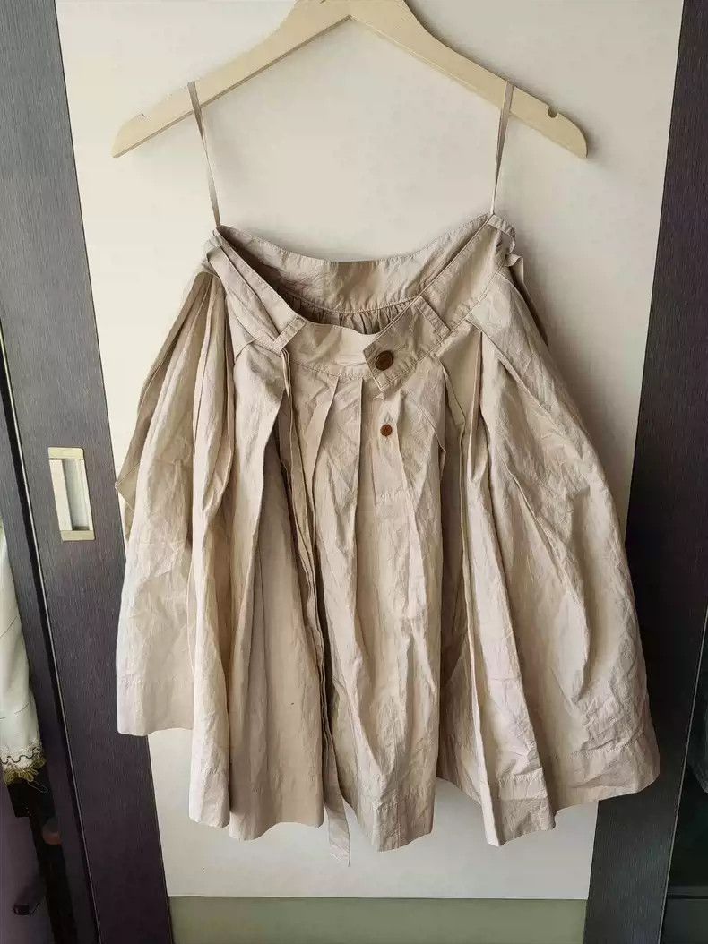 Other Vivienne Westwood size2 White striped pleated skirt Size 26" / US 2 / IT 38 - 2 Thumbnail