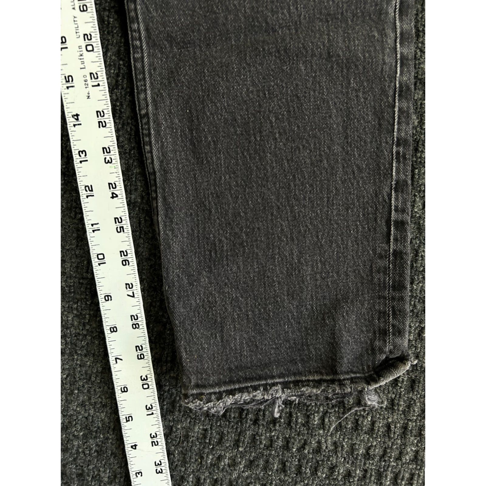 Abercrombie & Fitch Abercrombie & Fitch Jeans Ankle Straight 28 6 R Black Womens Regular 28 5-Pocket Denim Modern Comfort 90s Beach Bohemian City Preppy Style Size 28" / US 6 / IT 42 - 5 Thumbnail