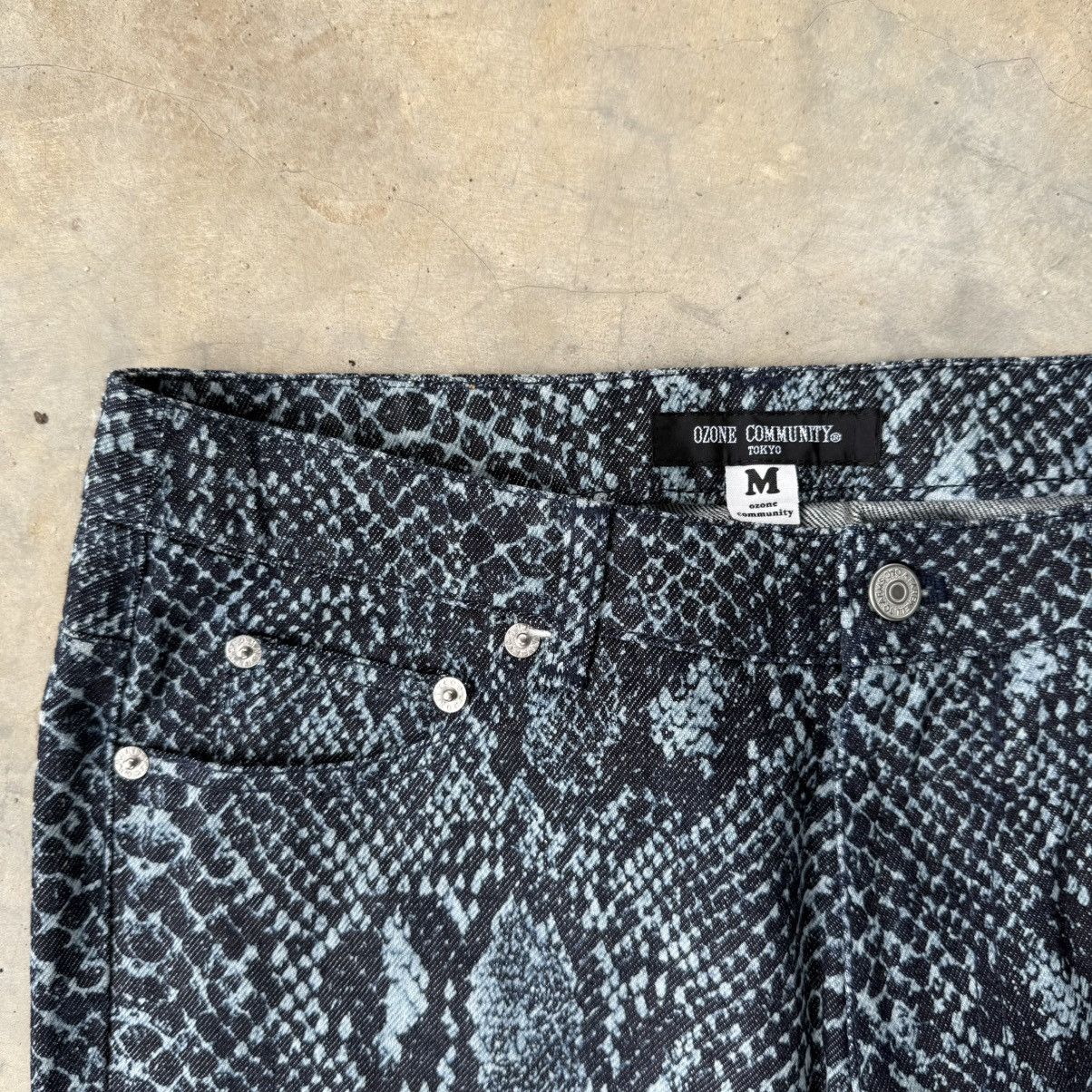 Hysteric Glamour Vintage Ozone Community Flare Snakeskin Hysteric Jeans Size US 28 / EU 44 - 9 Thumbnail