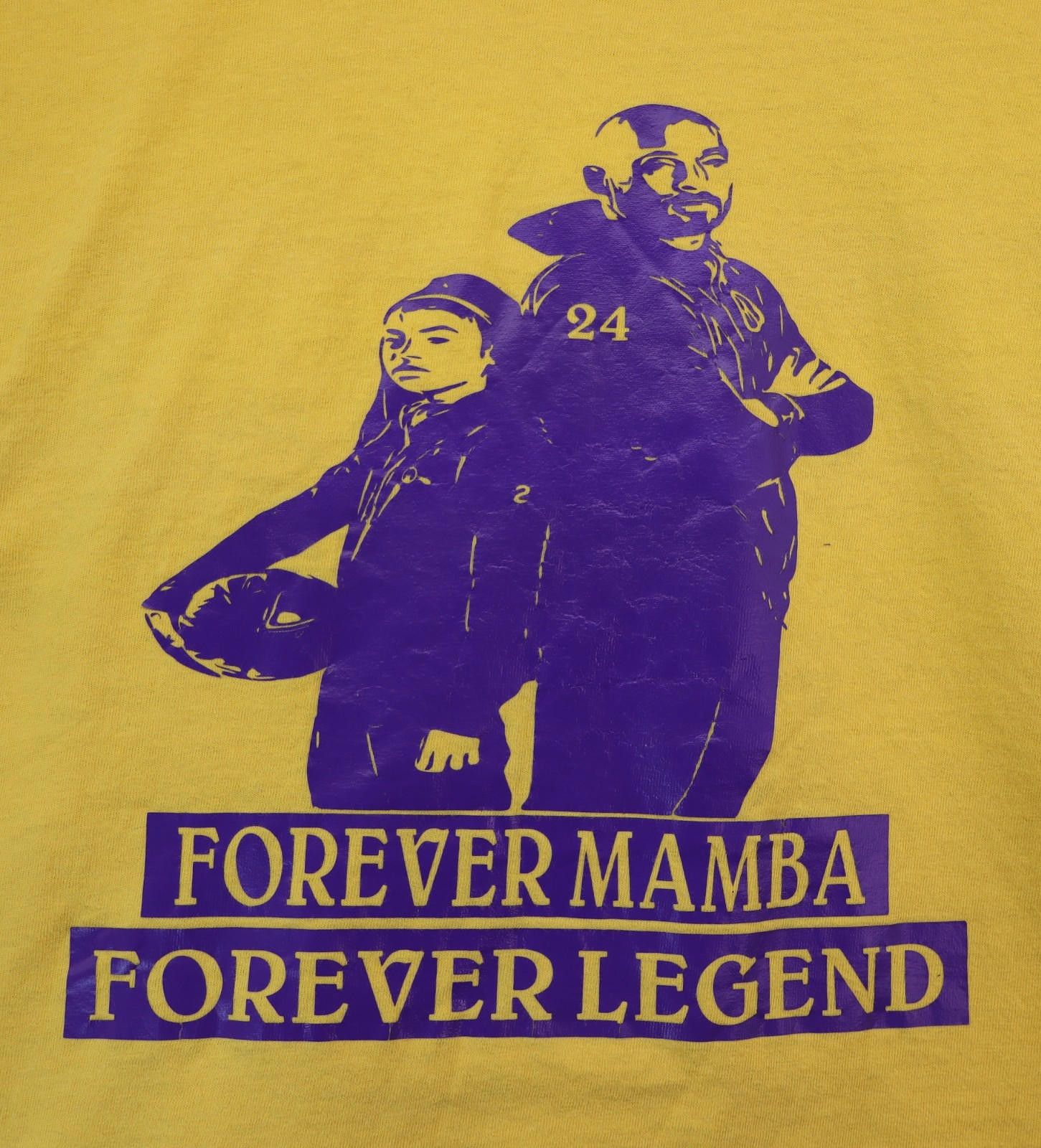 Gildan Kobe shirt Mamba Forever Large Adult Gold Yellow Size US XL / EU 56 / 4 - 1 Thumbnail