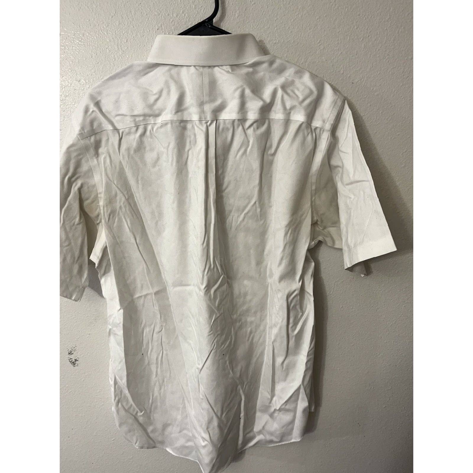 Jos. A. Bank VINTAGE Jos. A. Bank Button-Up Shirt Men 16.5 White Short Sleeve Travel Workwear Cotton Regular Pocketed Men Size US L / EU 52-54 / 3 - 3 Thumbnail