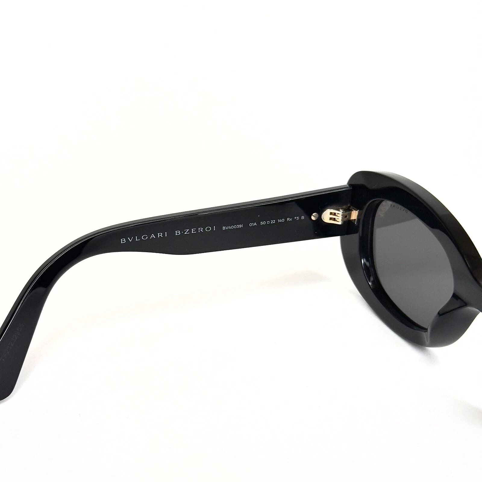 Bvlgari BVLGARI 40039 B.zero1 BV40039I Black Gold Logo Oval 01A Zero Size ONE SIZE - 2 Thumbnail