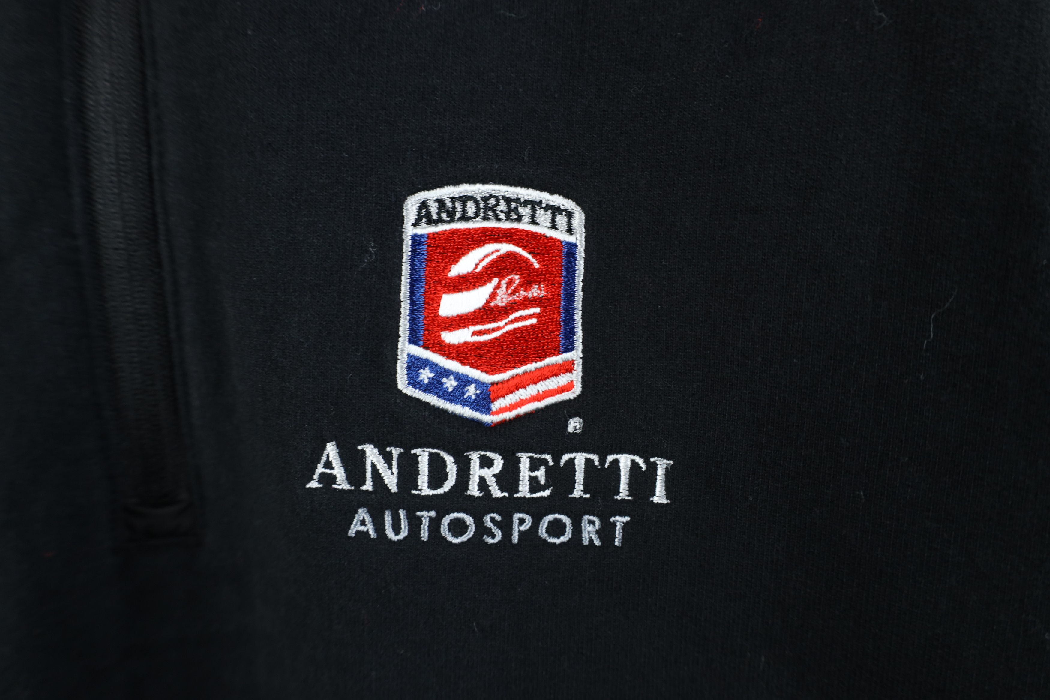 Vintage Andretti Autosport Indy Car Racing Half Zip Sweatshirt Black Size US XL / EU 56 / 4 - 4 Thumbnail