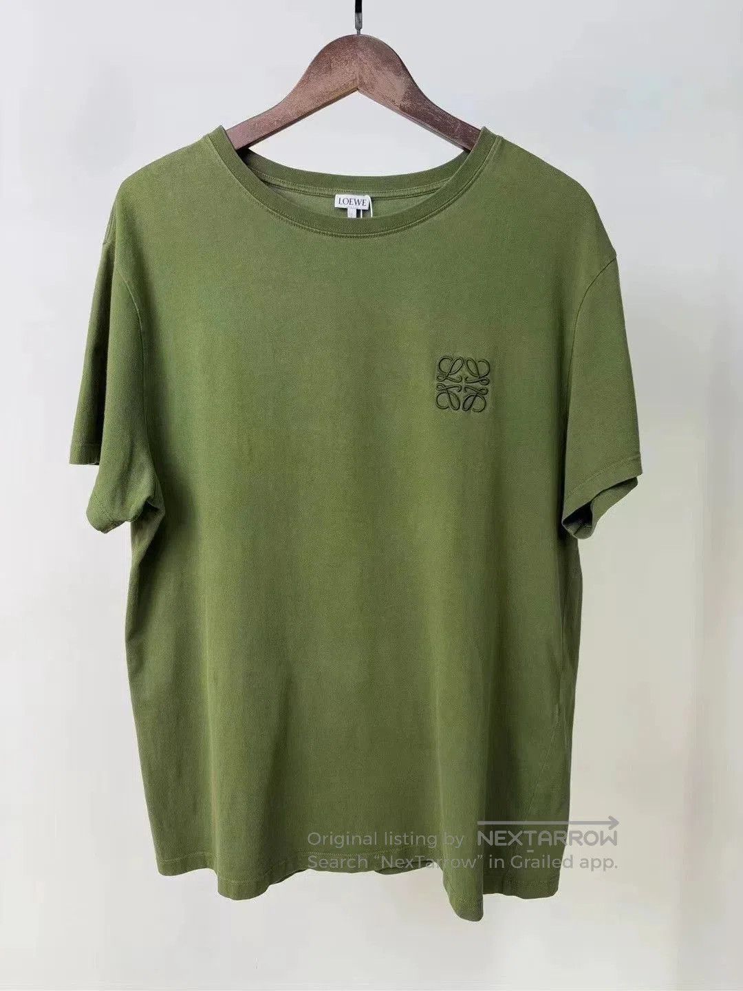 Loewe Loewe Green Chest Embroidery T-shirt. Size US XL / EU 56 / 4 - 1 Thumbnail