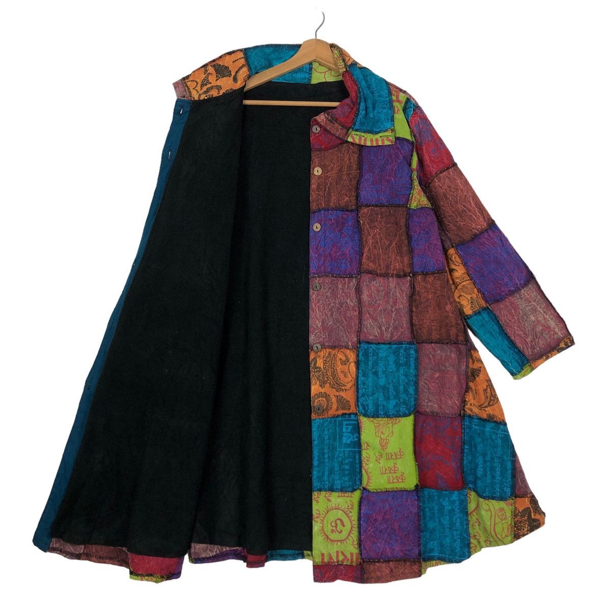 Hysteric Glamour 🔥90’s Vintage Long Jacket Navajo Aztec Design Tartan Design Size US M / EU 48-50 / 2 - 9 Thumbnail