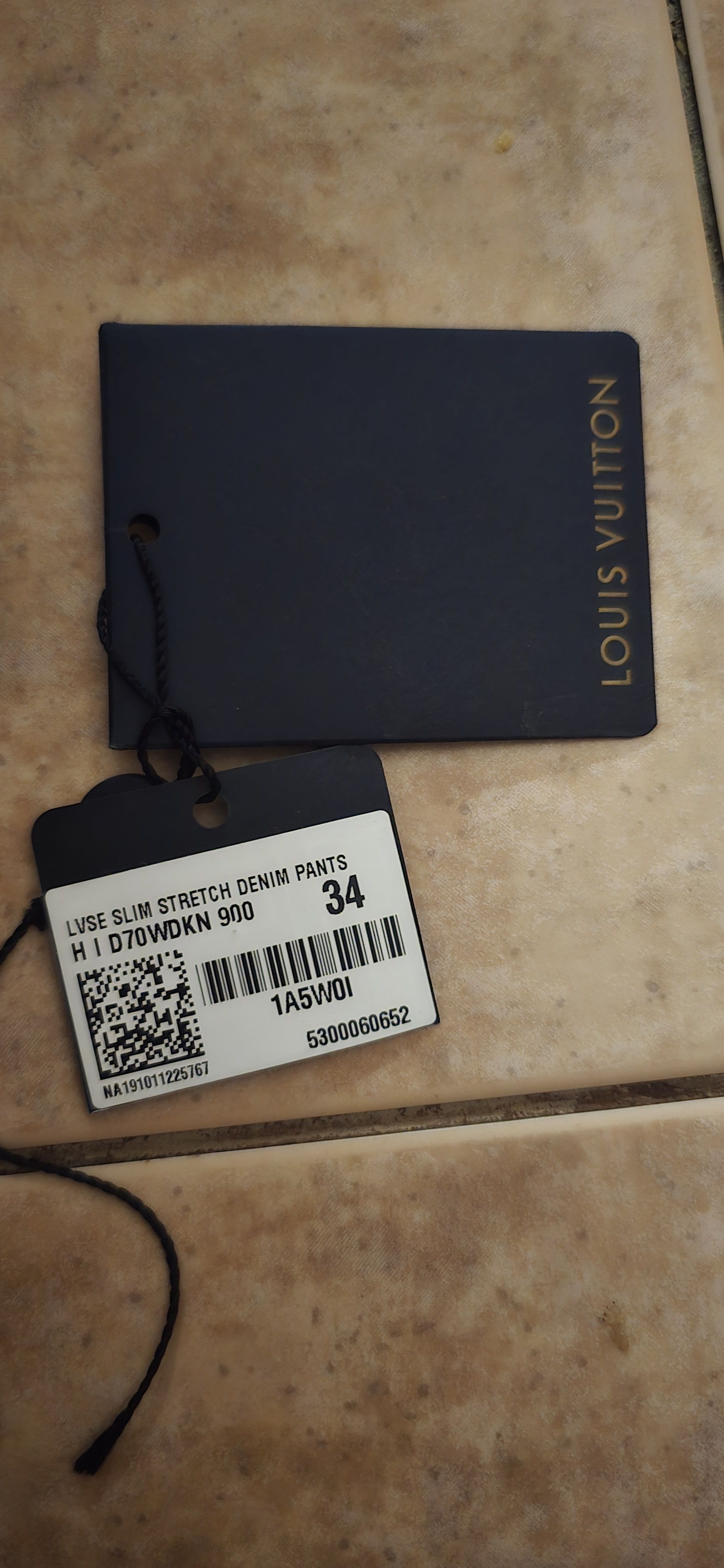 Louis Vuitton Black LV slim stretch denim Size US 34 / EU 50 - 2 Thumbnail