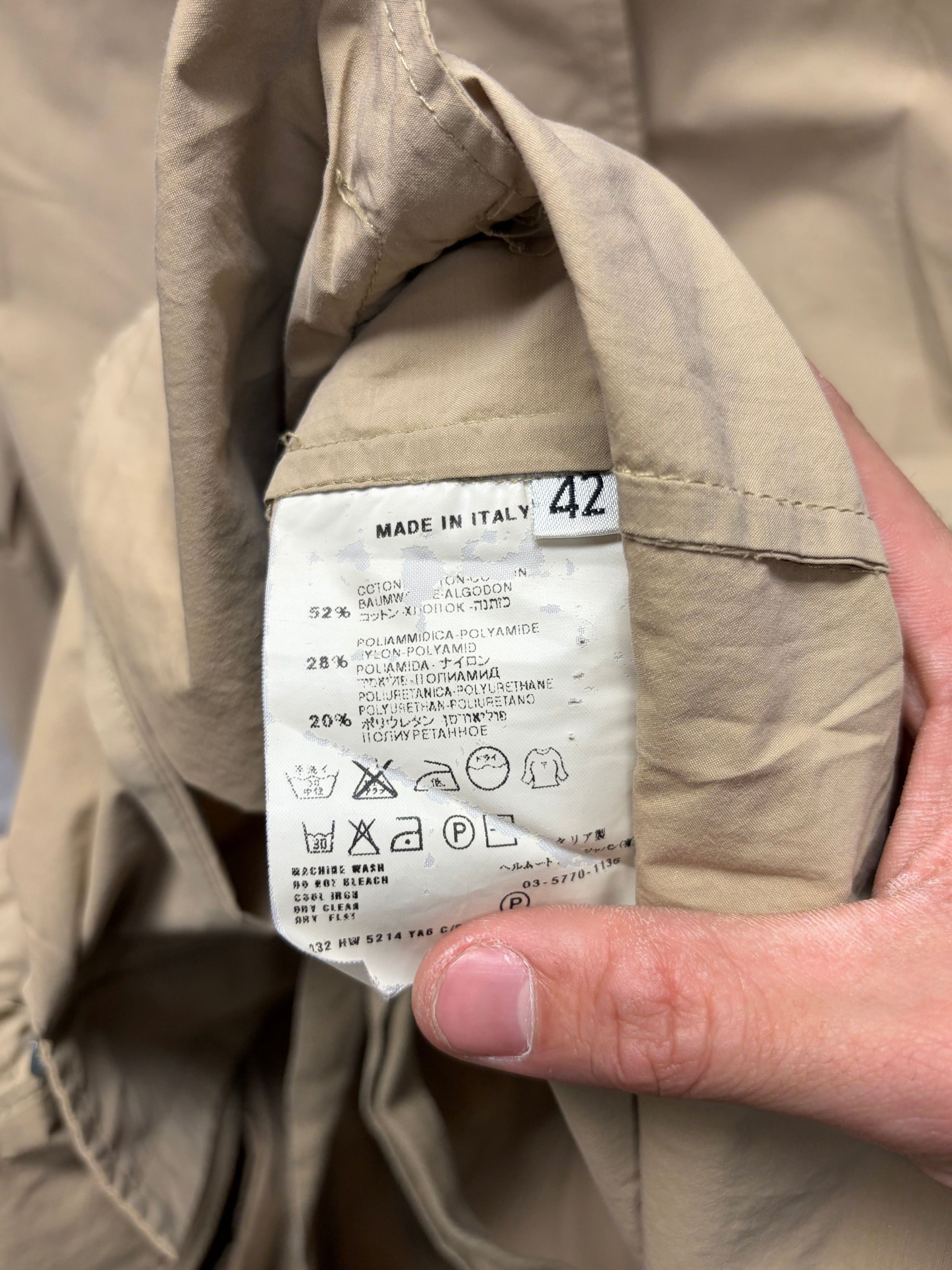 Helmut Lang 2000s Helmut Lang Backpack Bondage Strap Long Coat Size US S / EU 44-46 / 1 - 6 Thumbnail