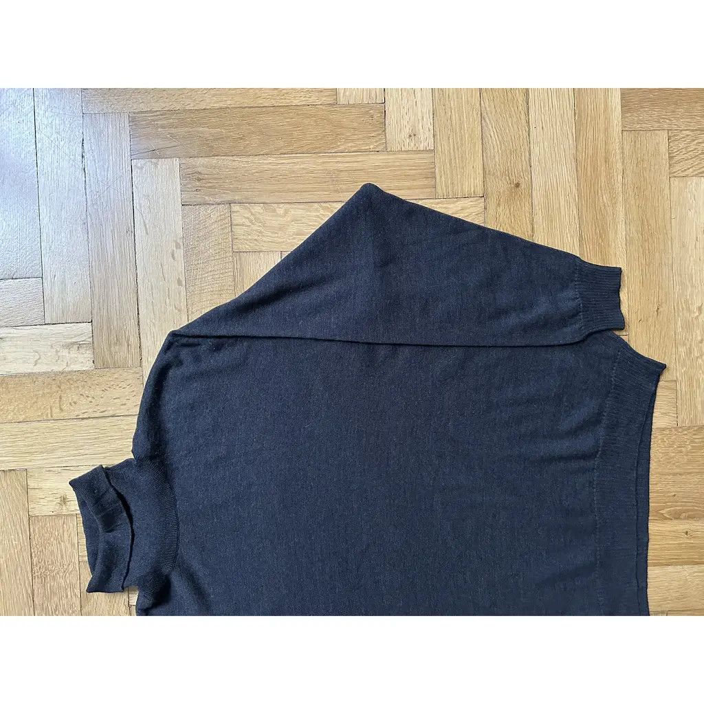 Burberry Burberry Wool Turtleneck Sweater Grey Size US XL / EU 56 / 4 - 10 Thumbnail