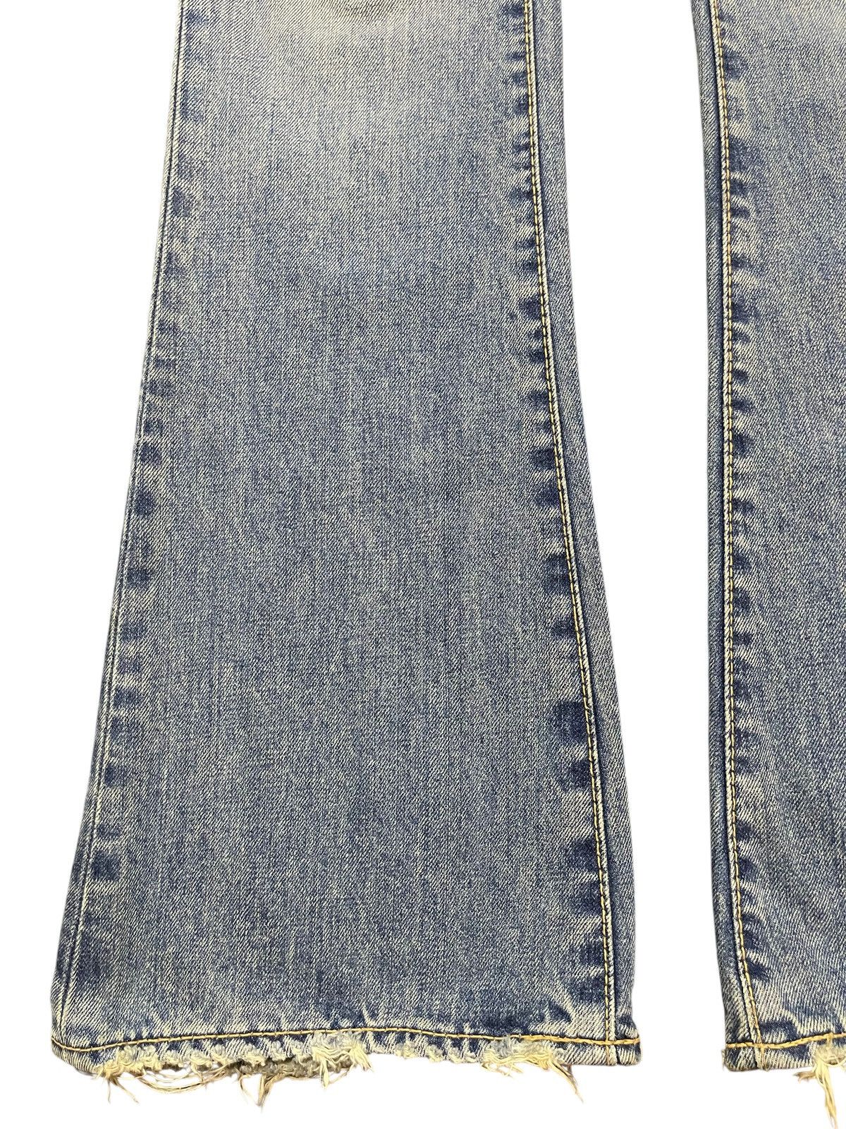 Hysteric Glamour Vintage Japanese Brand Blue Faded Ocean Wash Flared Jeans Size US 28 / EU 44 - 7 Thumbnail