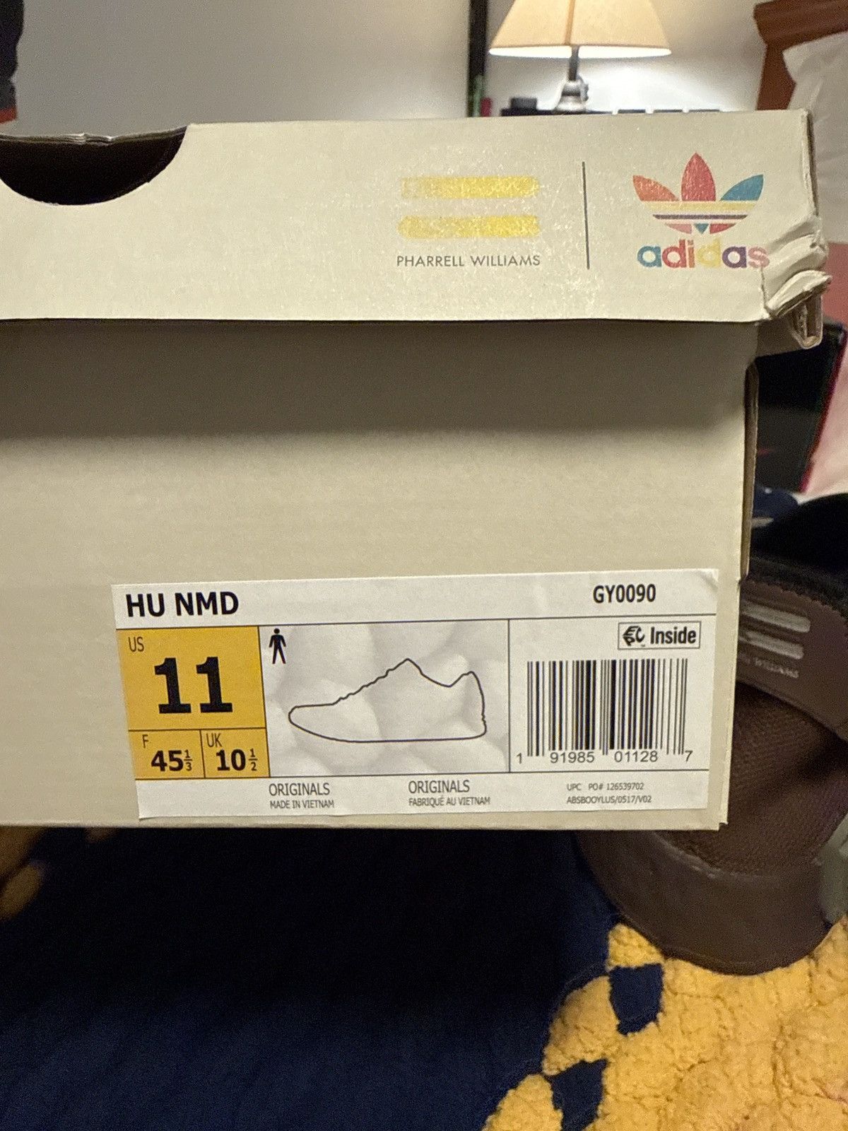 Adidas × Pharrell Adidas NMD Hu Pharrell Chocolate Size US 11 / EU 44 - 7 Thumbnail