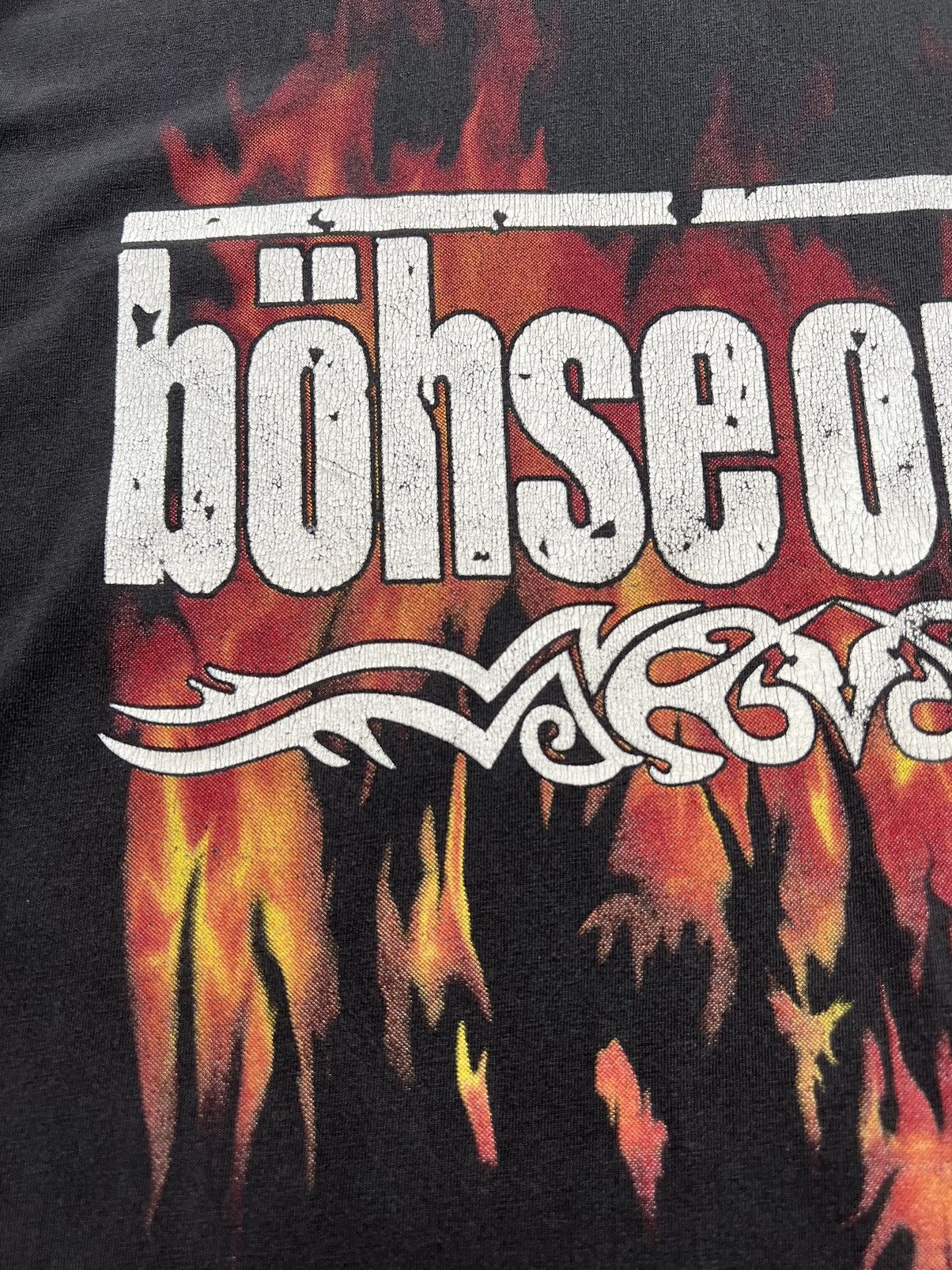 Band Tees Vintage Bohse Onkelz Flame Band Rock T-shirt Size US XL / EU 56 / 4 - 6 Thumbnail