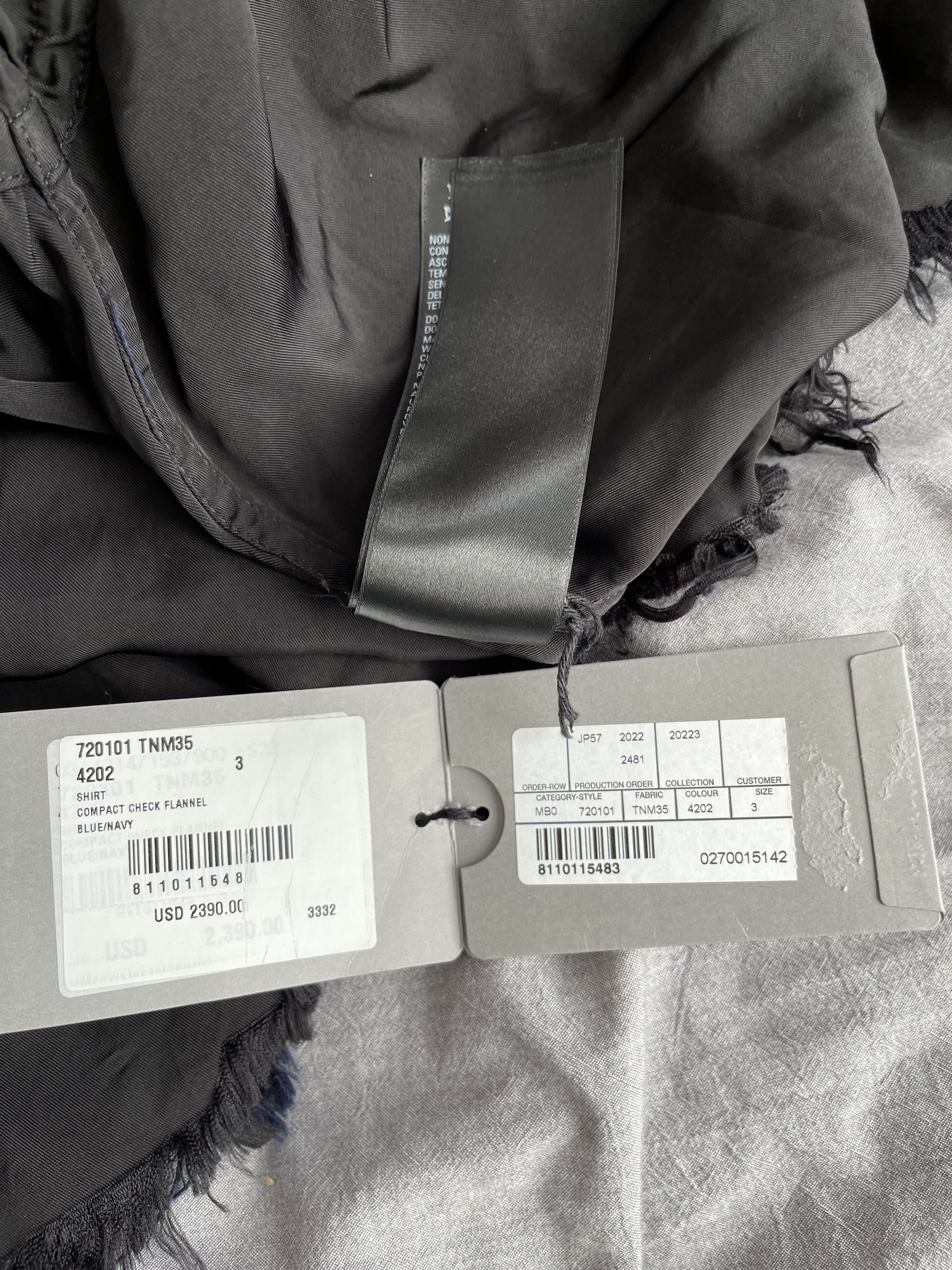 Balenciaga Destroyed Flannel Check Shirt Jacket - Size 3 Size US L / EU 52-54 / 3 - 18 Thumbnail
