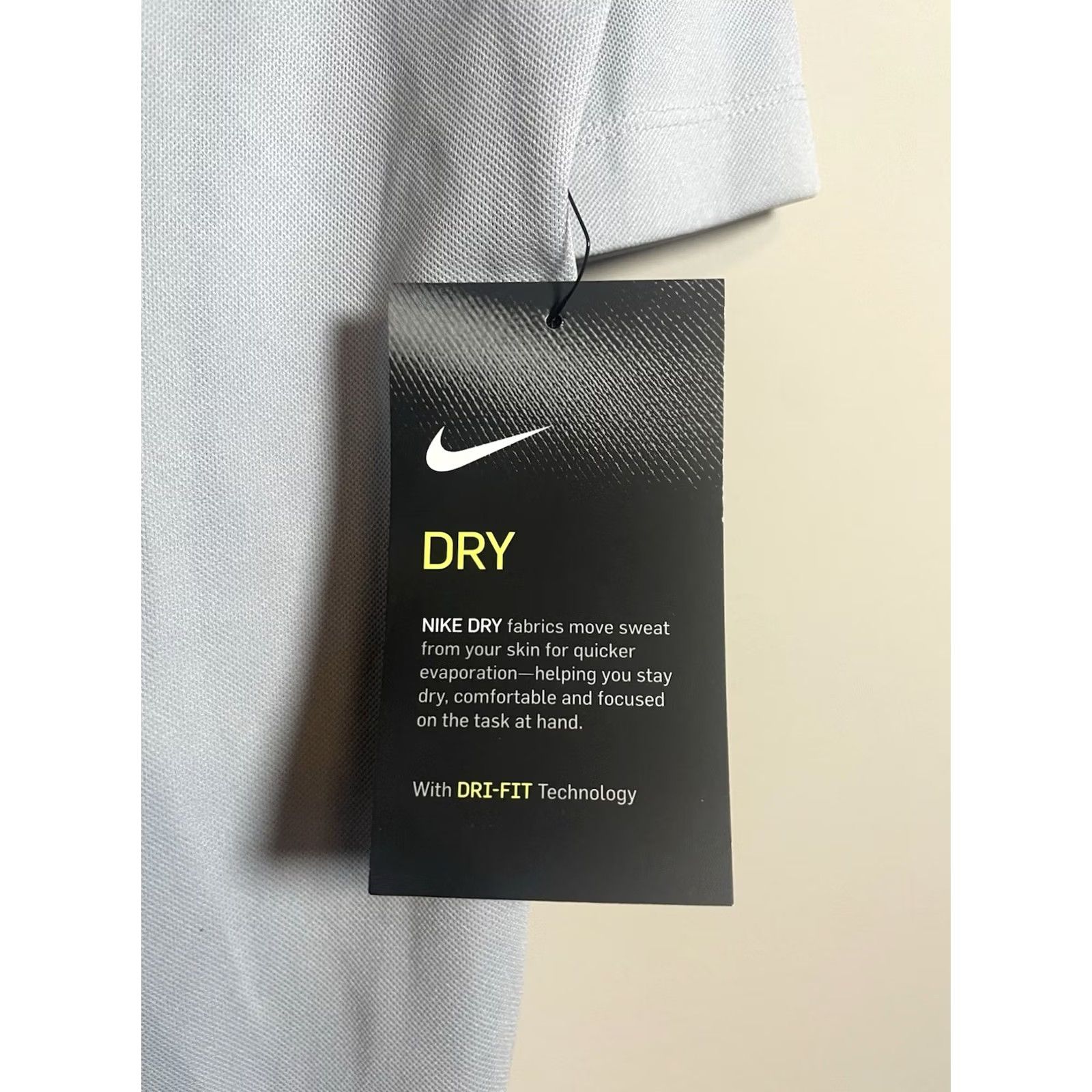 Nike Nike Dri-FIT Micro Pique Polo Mens M Gray NWT Logo Sports Golf Shirt Size US M / EU 48-50 / 2 - 5 Thumbnail
