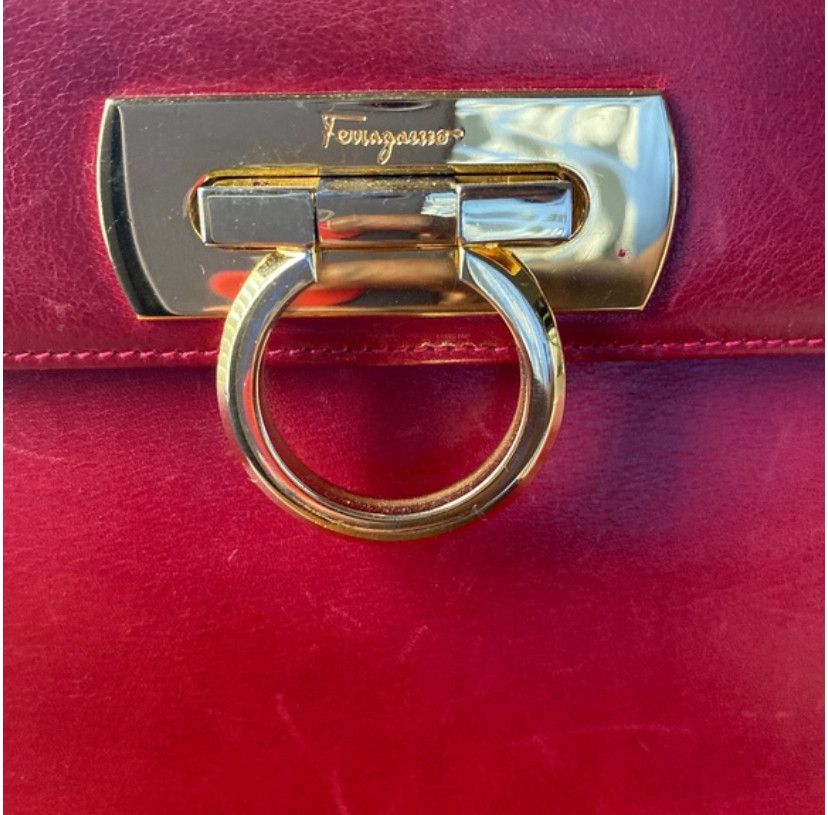 Salvatore Ferragamo Gancini Leather Bag Size ONE SIZE - 5 Thumbnail