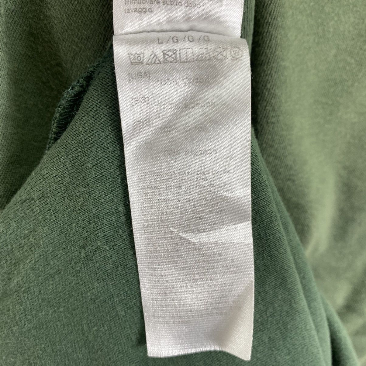 Onitsuka Tiger Onitsuka Tiger Green Graphic Tee Shirt Size L Distressed Size US L / EU 52-54 / 3 - 14 Thumbnail