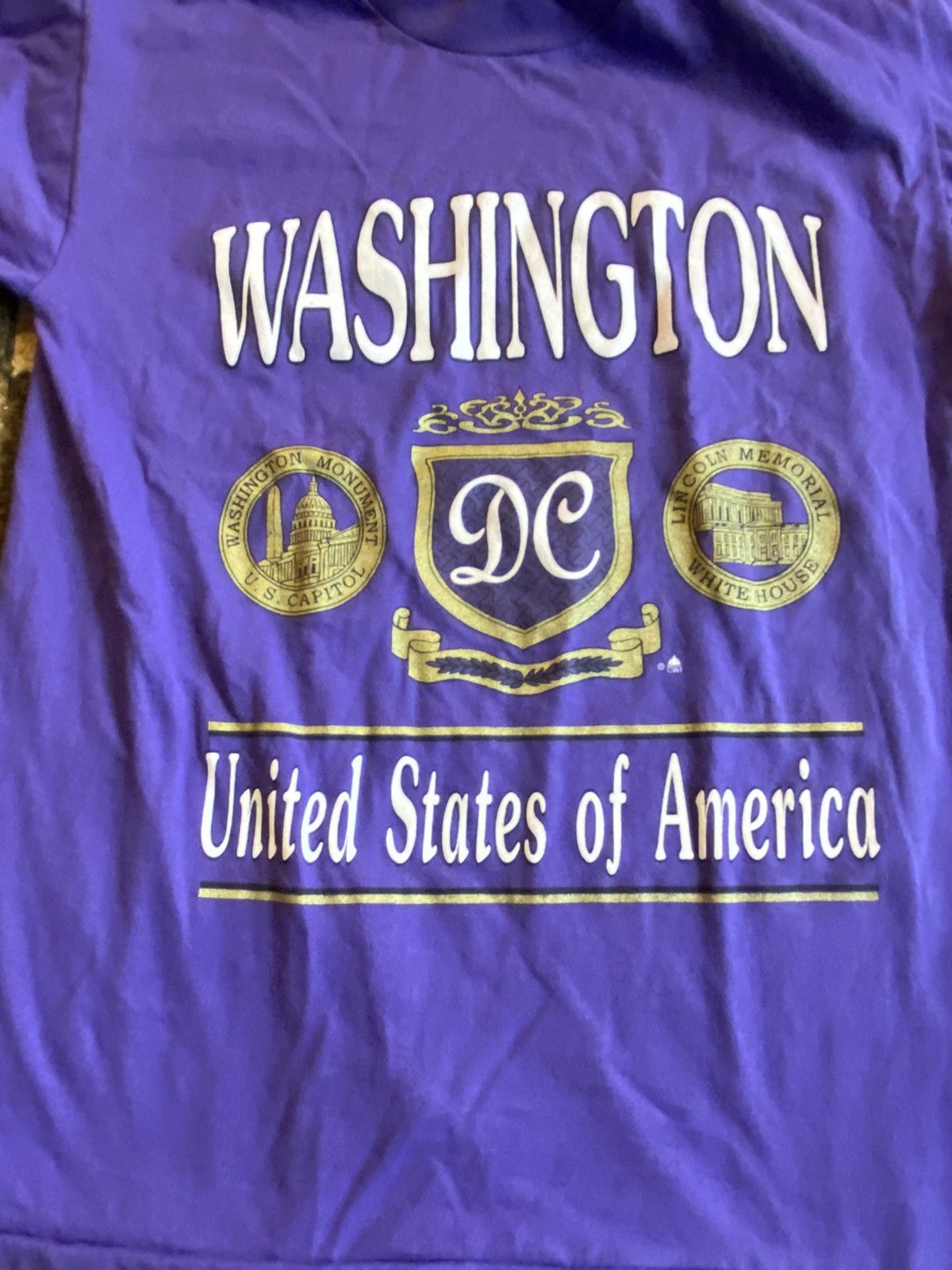 Vintage Washington Dc tee Size US M / EU 48-50 / 2 - 2 Thumbnail