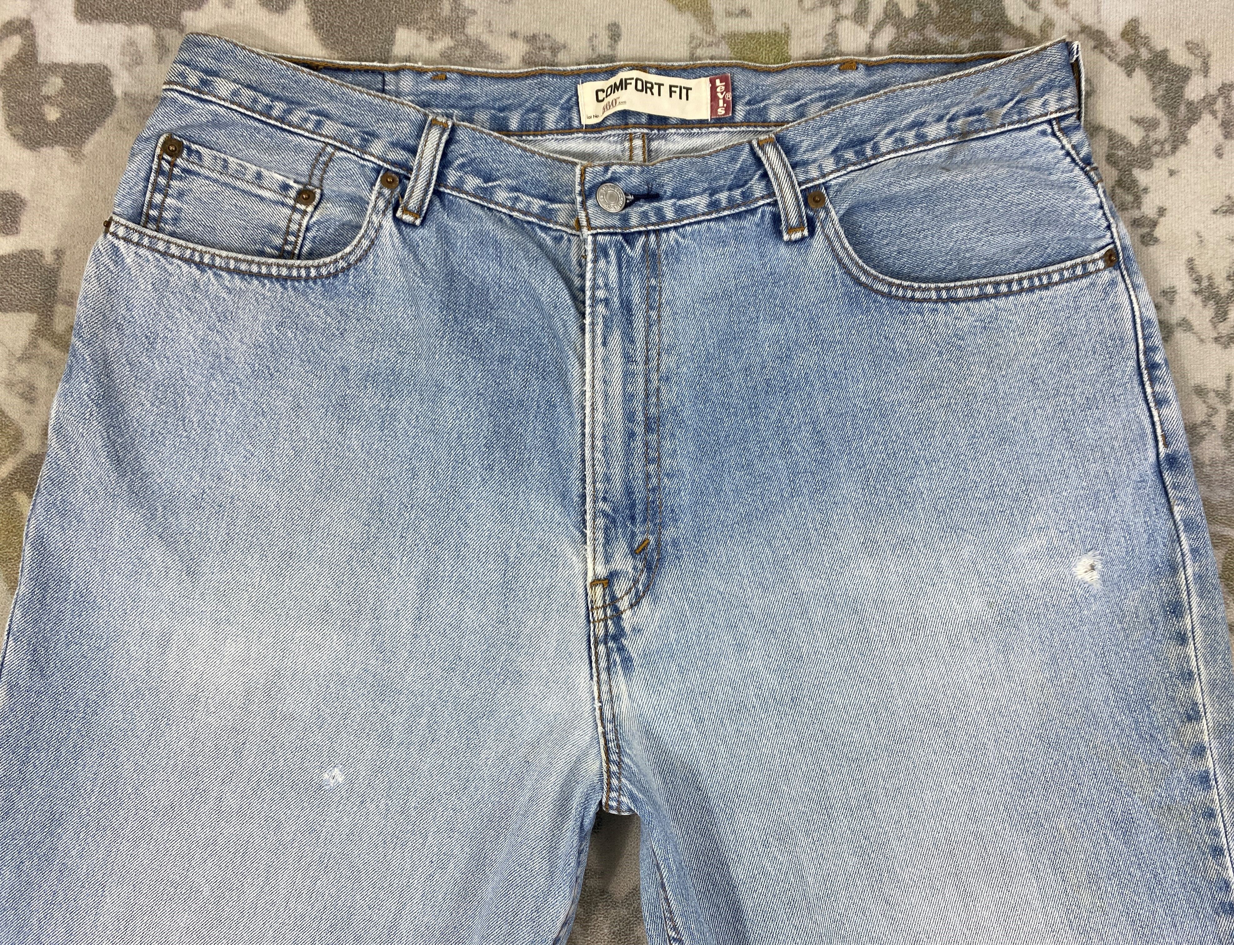 Levi's Light Wash Vintage Levi's 560 Jeans 39x29 Denim -JN842 Size US 39 - 3 Thumbnail