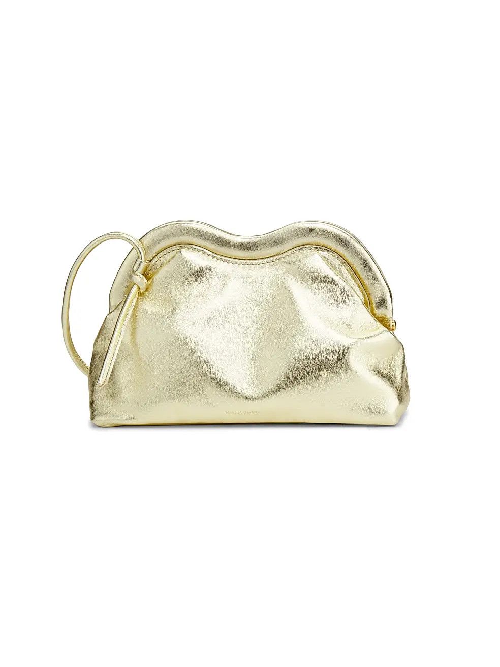 Mansur Gavriel os11x0126 Size: OS / Baci Metallic Crossbody Bag in Gold Size ONE SIZE - 1 Thumbnail