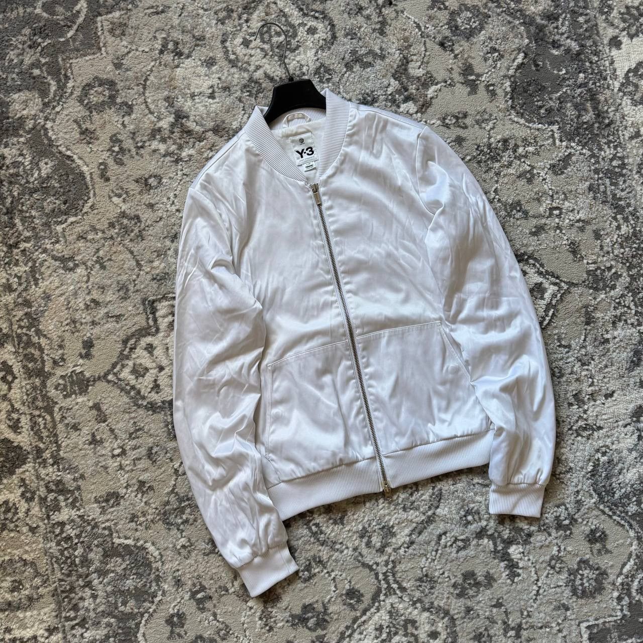 Y-3 Yohji Yamamoto Adidas Y-3 Satin Zip Truck Bomber Jacket Size L / US 10 / IT 46 - 4 Thumbnail