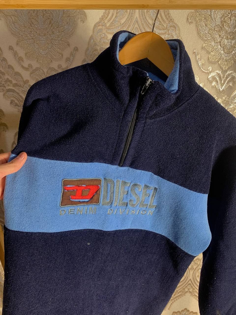 Diesel Vintage Diesel Industry Denim Division Retro Fleece Y2K 90s Size US S / EU 44-46 / 1 - 3 Thumbnail