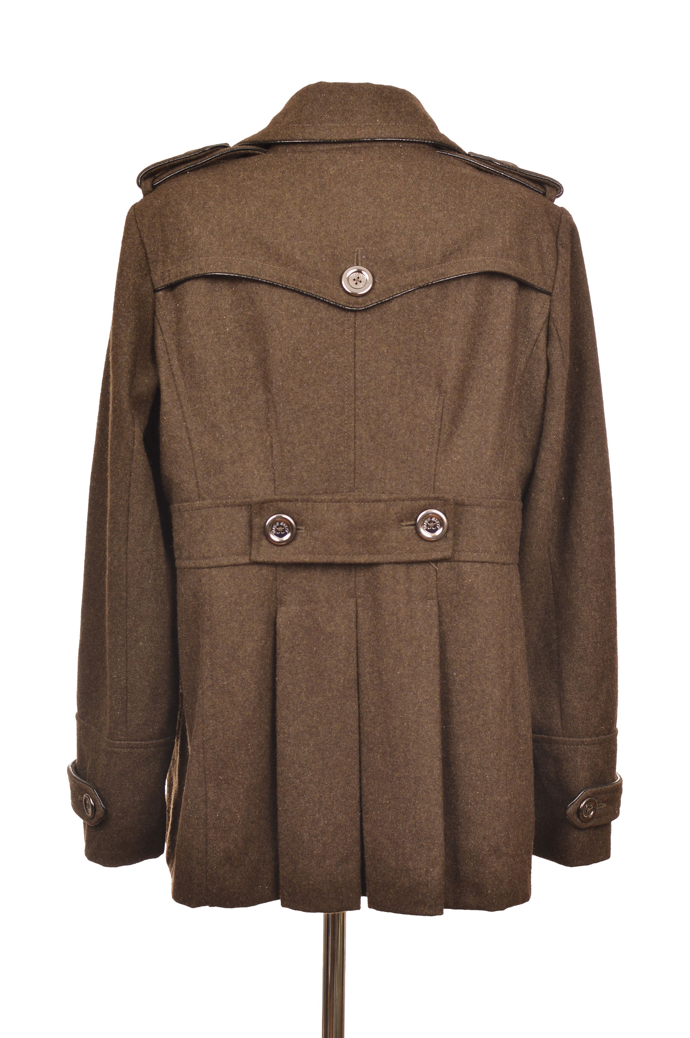 Miss Sixty Miss Sixty Vintage Double Breasted Wool Viscose Blend Coat Size XL / US 12-14 / IT 48-50 - 3 Thumbnail