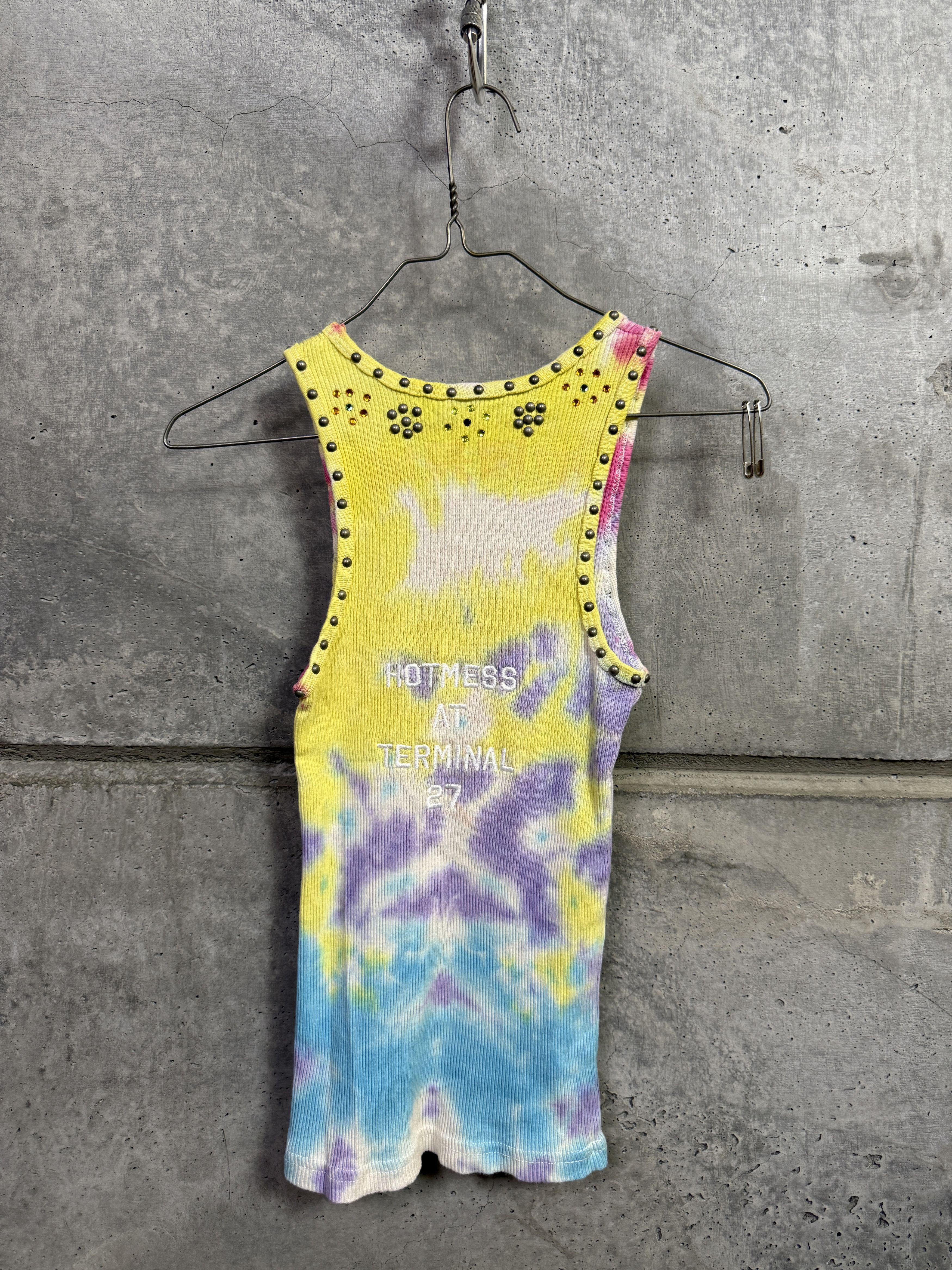 The Great China Wall Great China Wall x Hot Mess Tie Dye Studded Tank Top Size M / US 6-8 / IT 42-44 - 2 Thumbnail