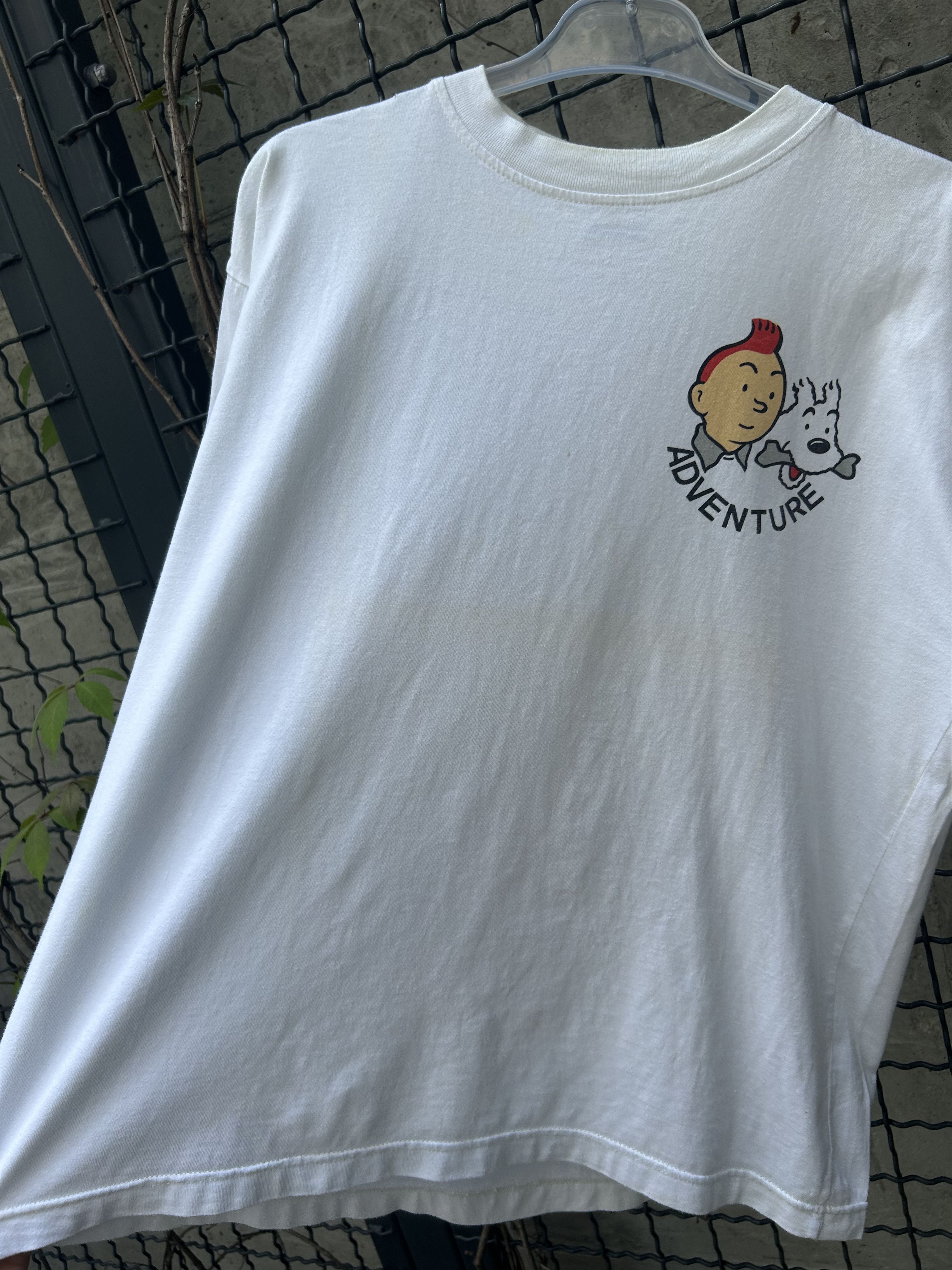 Cartoon Network Vintage 90s The Adventure of TinTin Pharaoh Comics T-shirt Size US XL / EU 56 / 4 - 14 Thumbnail