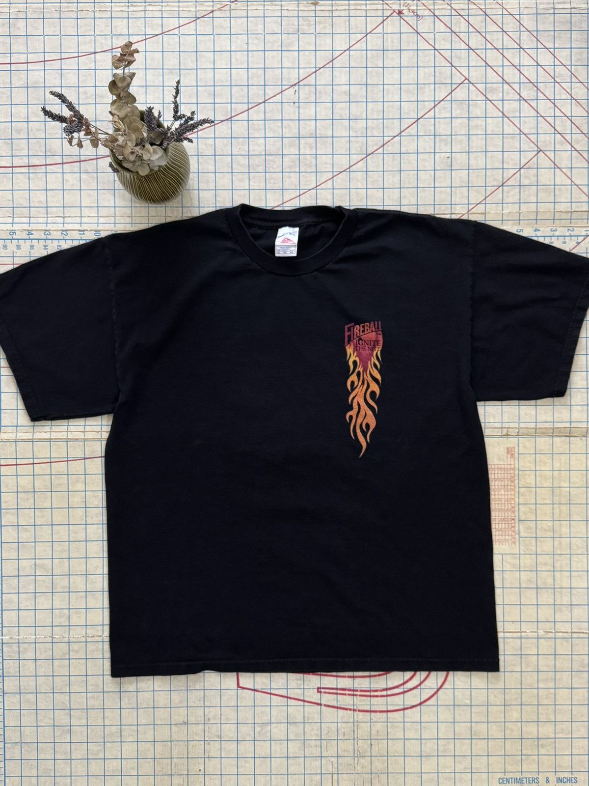 Vintage Vintage Fireball Ignite The Night Promo Graphic Tee XL Black Size US XL / EU 56 / 4 - 2 Thumbnail