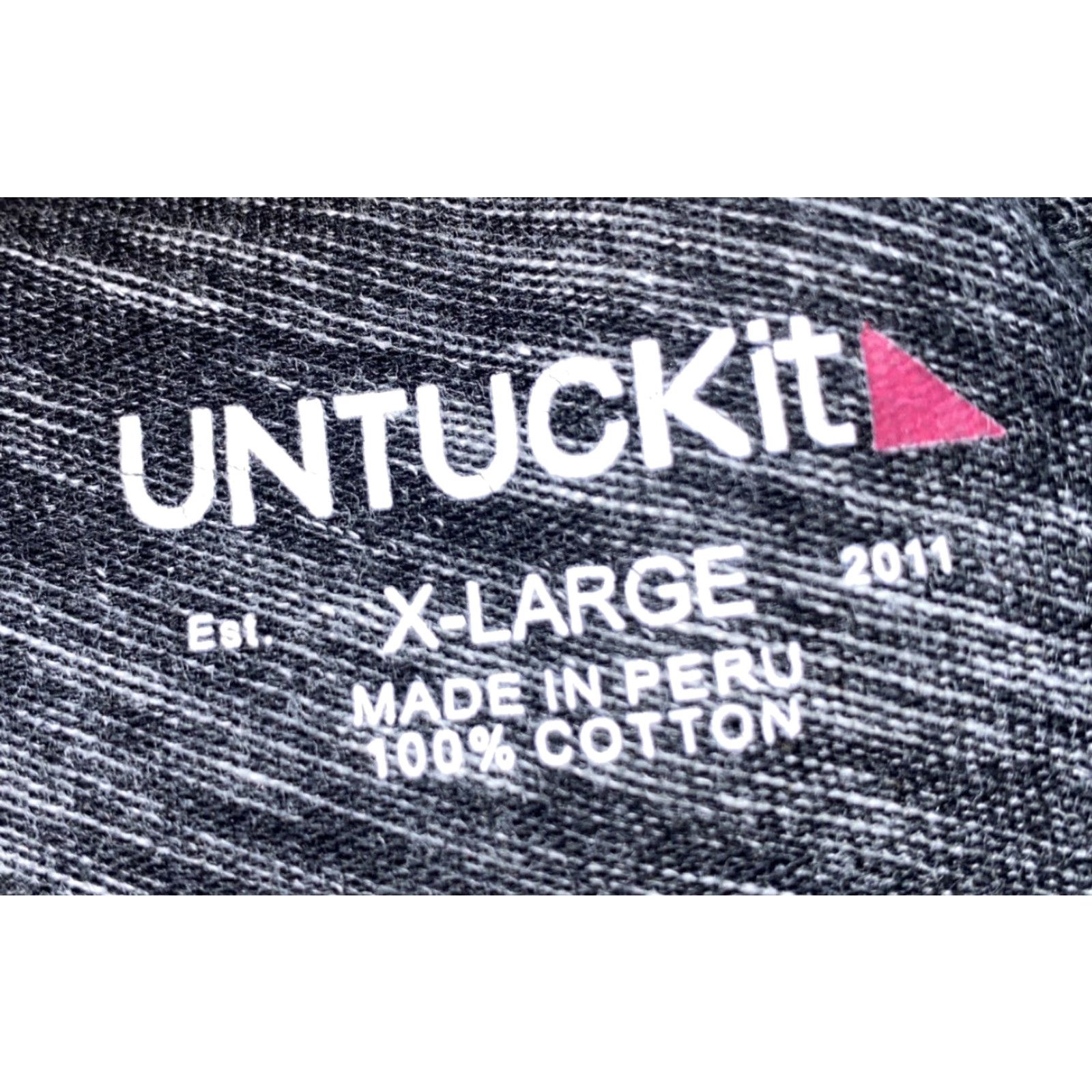 UNTUCKit UNTUCKit Mens Gray Long Sleeve Henley Style T-Shirt XL Cotton Shirt Mens Size US XL / EU 56 / 4 - 5 Thumbnail