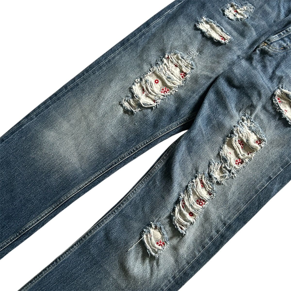 Alexander McQueen Alexander McQueen SS17 Straight Distressed Jeans Size US 30 / EU 46 - 2 Thumbnail