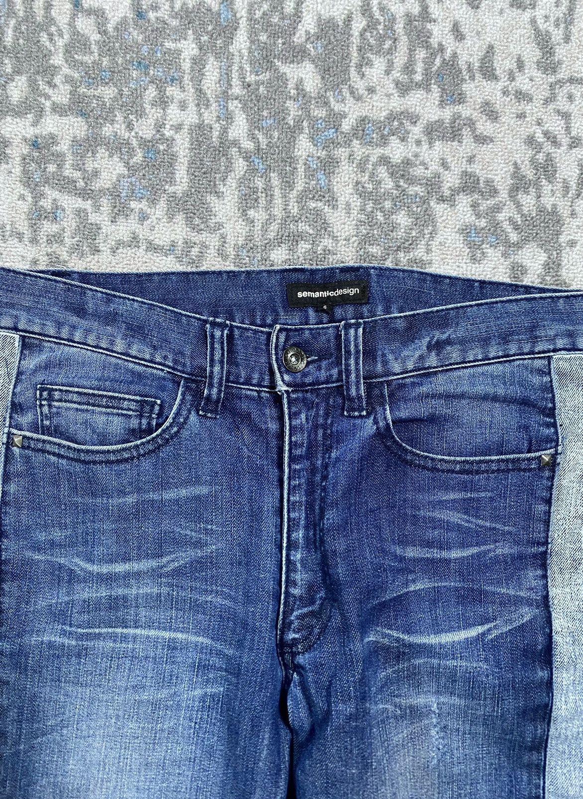 semanticdesign Japanes semantic design studded Distressed Jeans Size US 30 / EU 46 - 4 Thumbnail