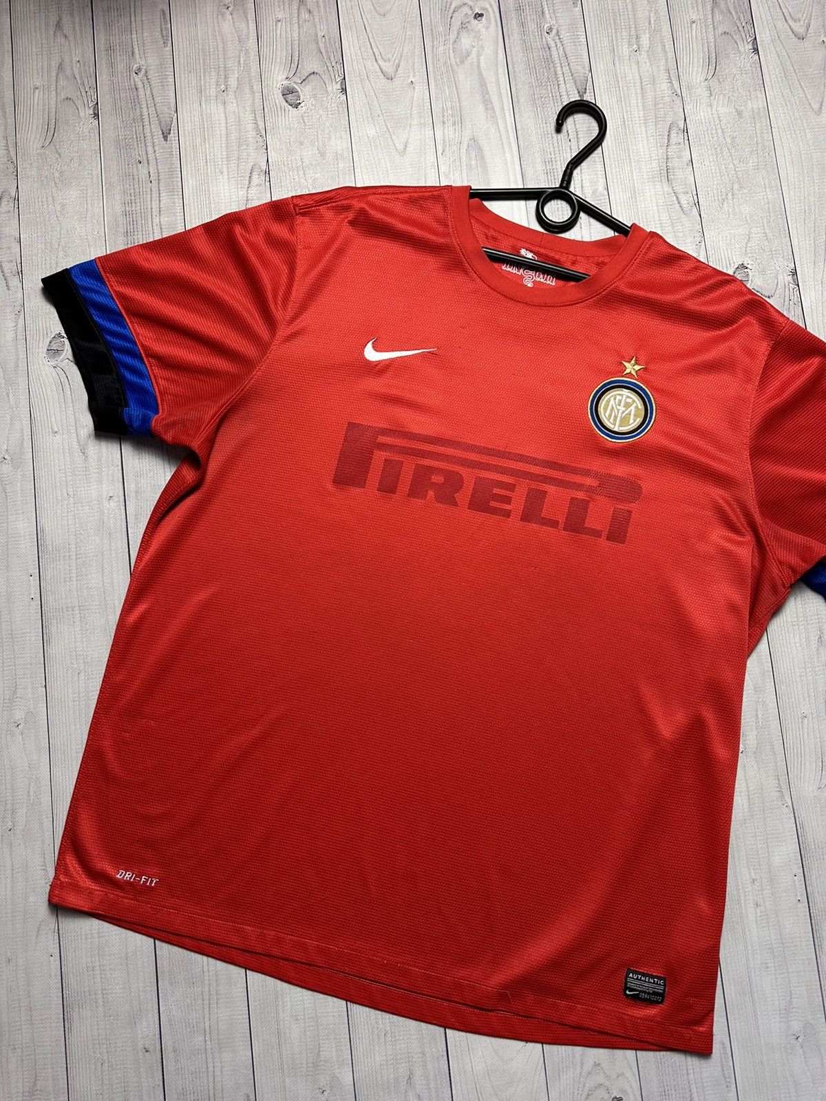 Nike × Vintage Vintage Inter Milan soccer jersey red size XXL rare Size US XXL / EU 58 / 5 - 2 Thumbnail