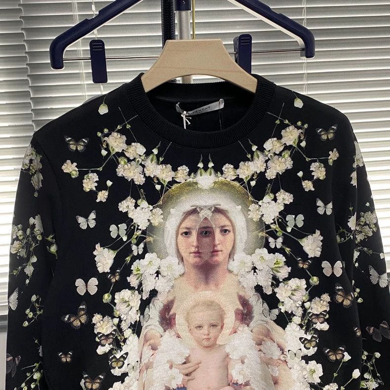 Givenchy Givenchy Ribbed combed cotton, saint mother all-over star Size US XS / EU 42 / 0 - 3 Thumbnail